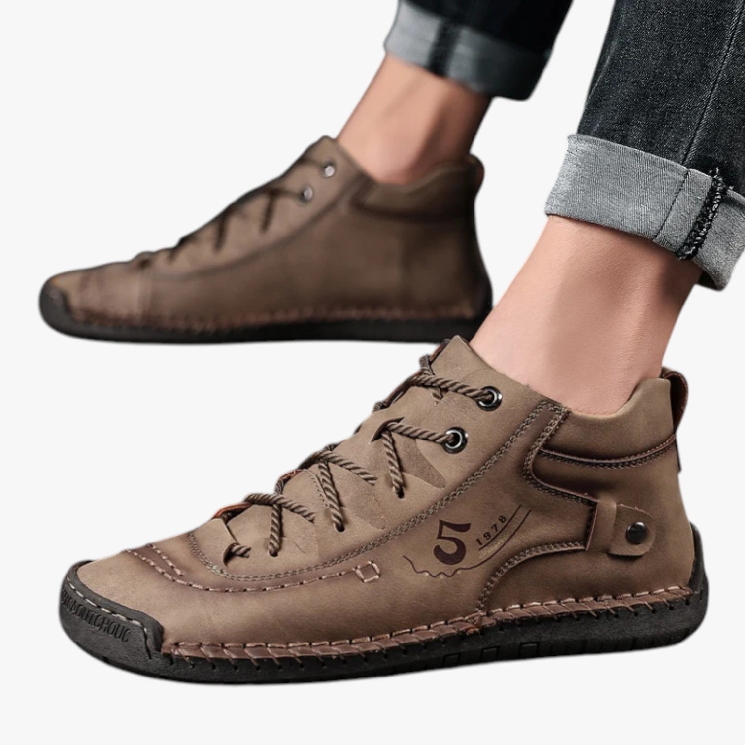 Tanner | Scarpe casual da uomo in pelle cucite a mano: comfort a ogni passo - - Boots & Shoes Men's Shoes shoes - Concept Palermo