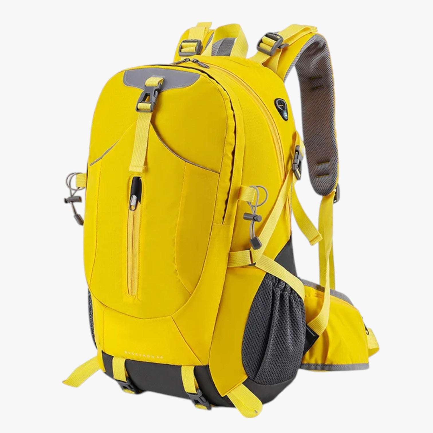 River | Zaino Trekking 40L con Coprizaino Impermeabile - Giallo - bag Bags bags for men men bag mens bag - Concept Palermo