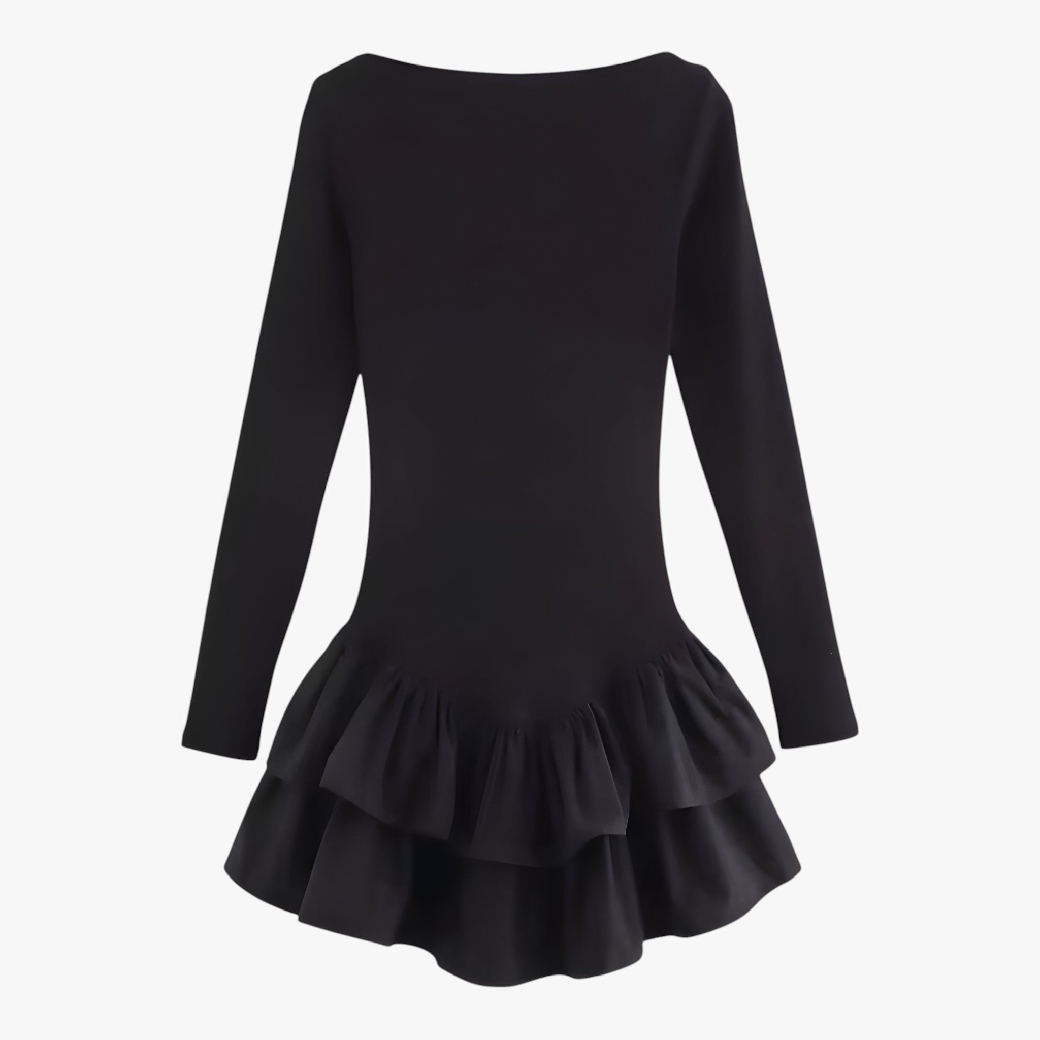Celeste | Mini abito a maniche lunghe - Tendenza e stile - Nero - - Concept Palermo