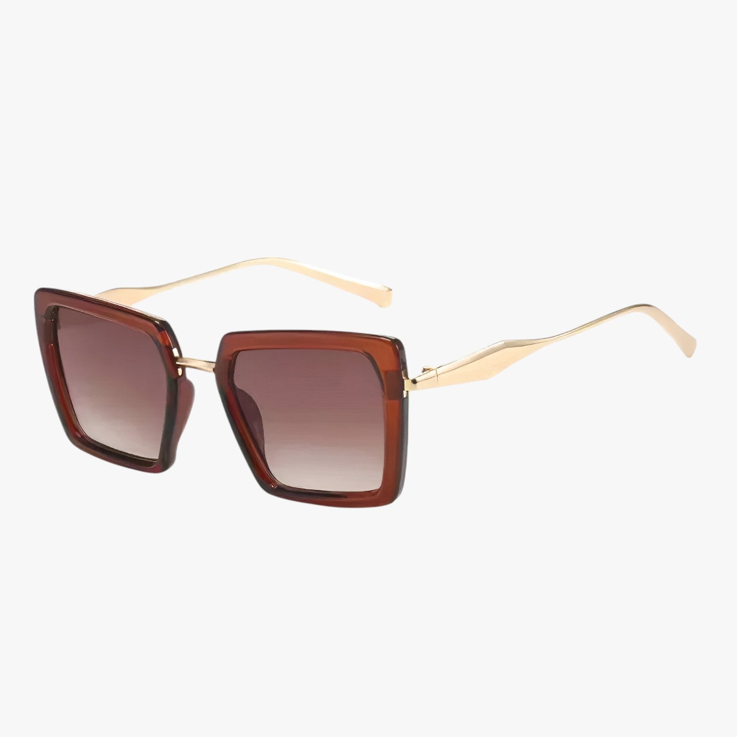 Riley | Occhiali da sole vintage quadrati con lenti verde scuro - tè - Fashion Sunglasses sun glasses womens sun glasses - Concept Palermo