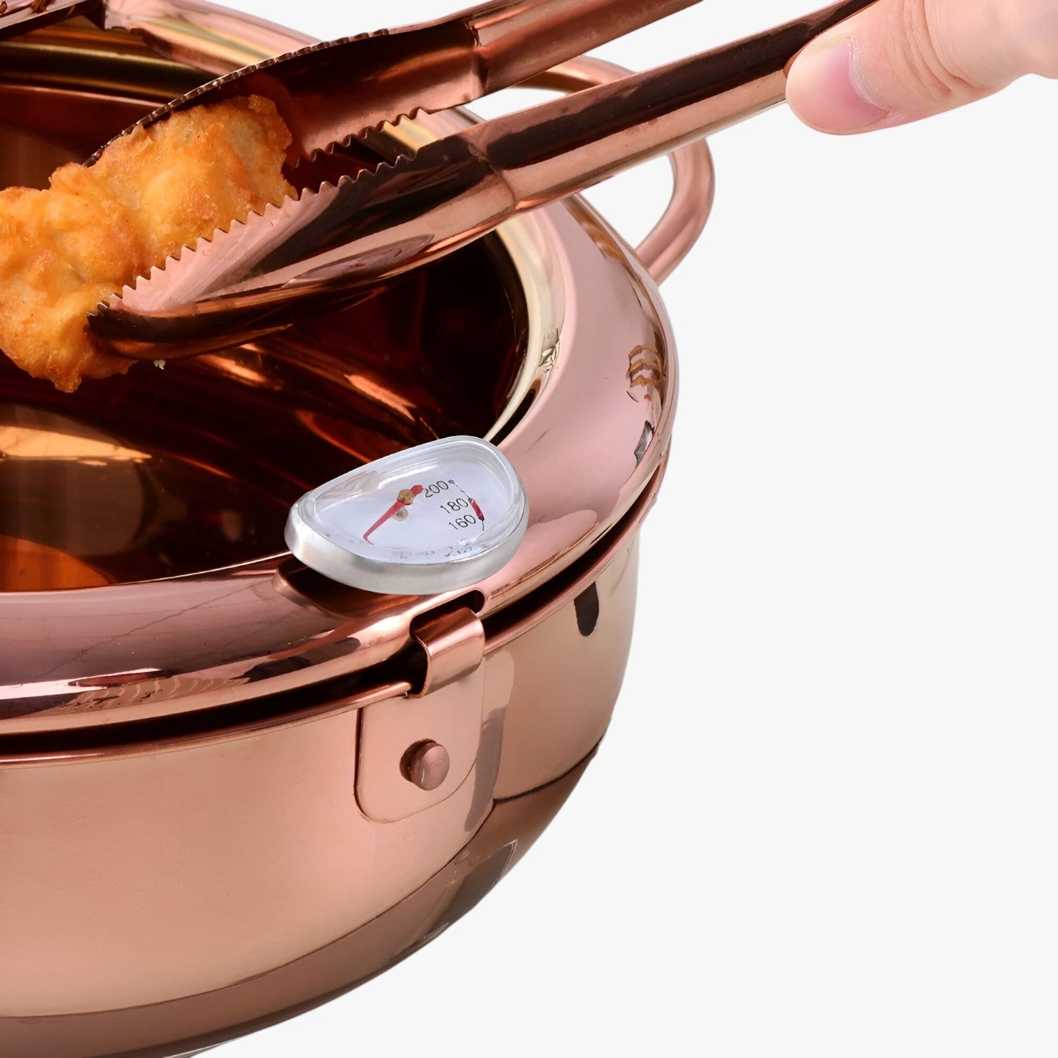 Brady | Friggitrice in acciaio inossidabile – Cottura precisa con termometro integrato - - Kitchen kitchen accessory kitchen tools - Concept Palermo