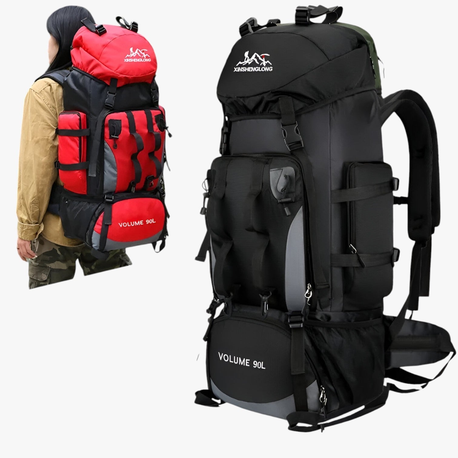 Vance | Zaino da trekking impermeabile – Spazioso, durevole e pronto per l'avventura - - Backpacks Bags mens bag - Concept Palermo