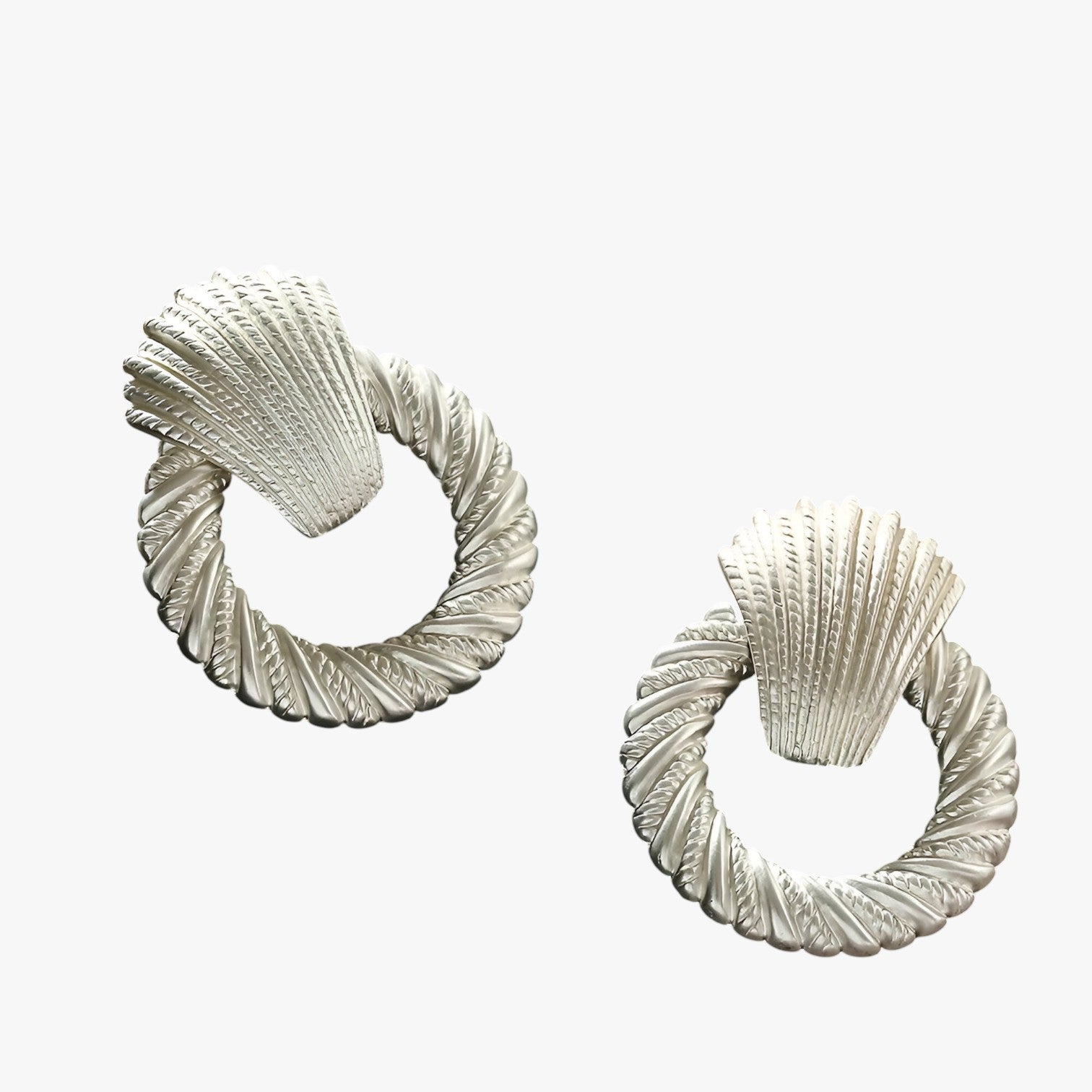 Irene | Eleganza senza piercing – Orecchini pendenti a clip - Argento MARRONE - EARRINGS New Fashion Earrings womens earring - Concept Palermo