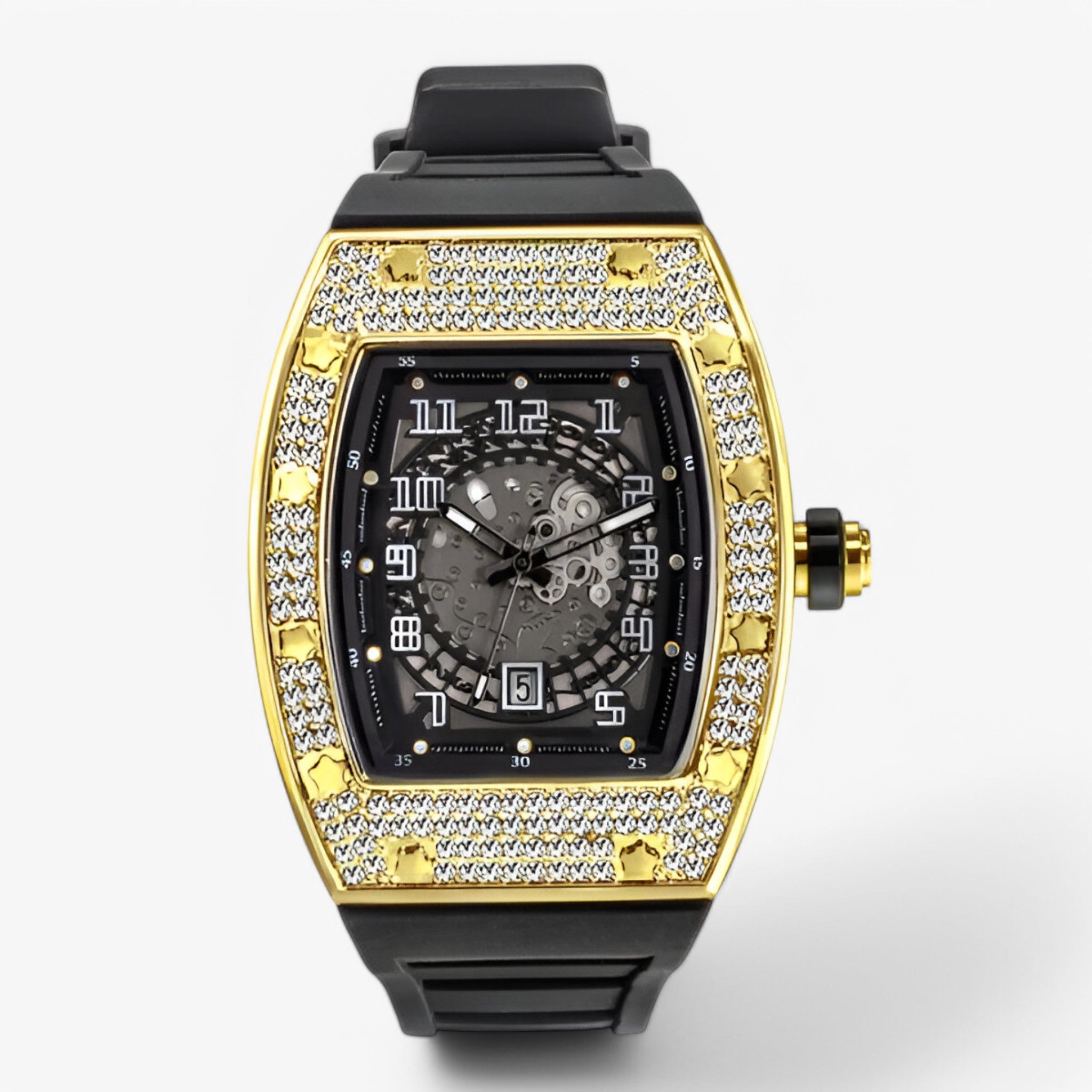 Leonardo | Orologio Tonneau di lusso - Oro - - Concept Palermo