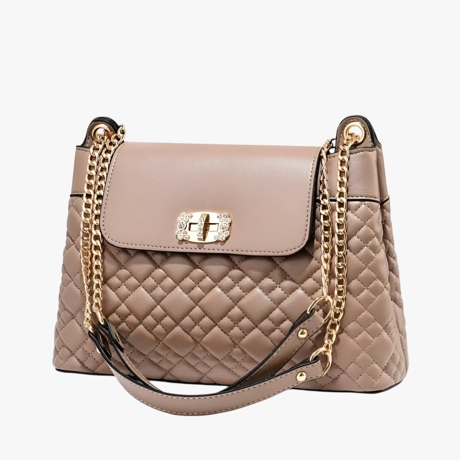 Isla | Borsa secchiello a tracolla elegante e pratica - Cachi scuro - Bags handbags women bags Women's handbags - Concept Palermo