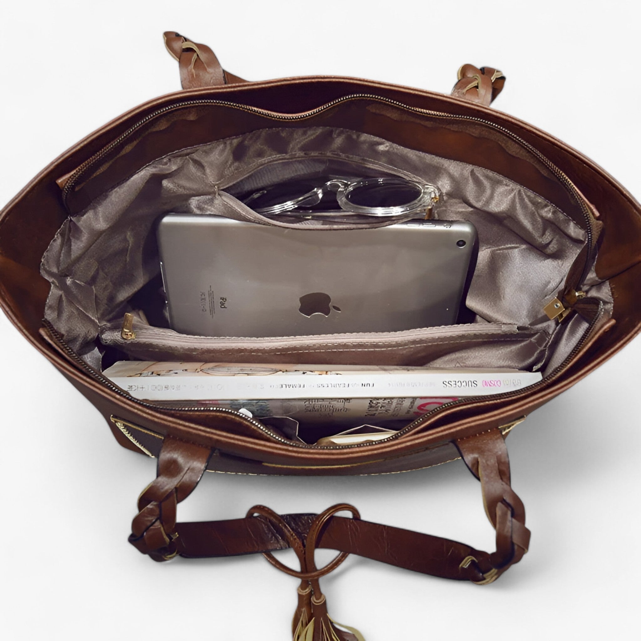 Clea| Borsa in pelle con nappina - - - Concept Palermo