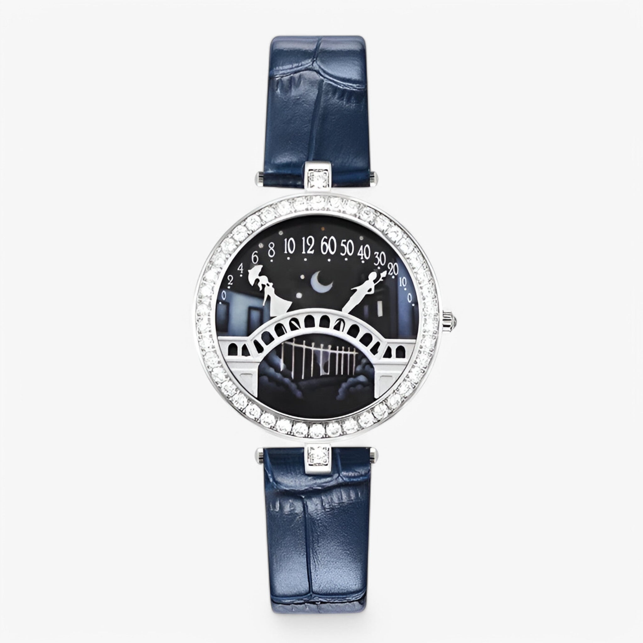 Deborah | Orologio da donna elegante e leggero con quadrante artistico - Blu - female watch watch for women - Concept Palermo
