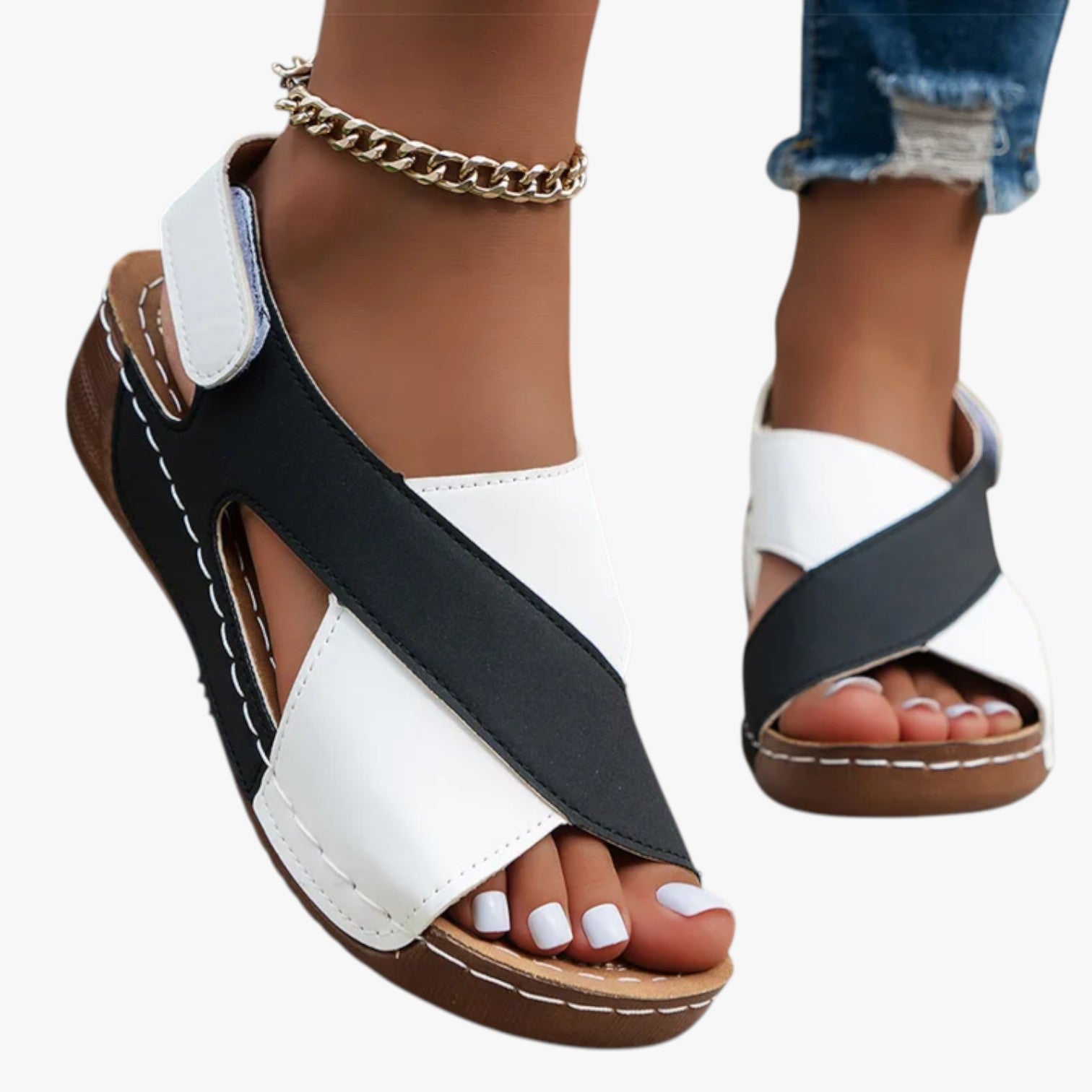 Rachelle | Comodità estiva con stile - Sandali con zeppa morbidi e leggeri - - breathable sandals casual sandals fashion sandals womens sandal - Concept Palermo