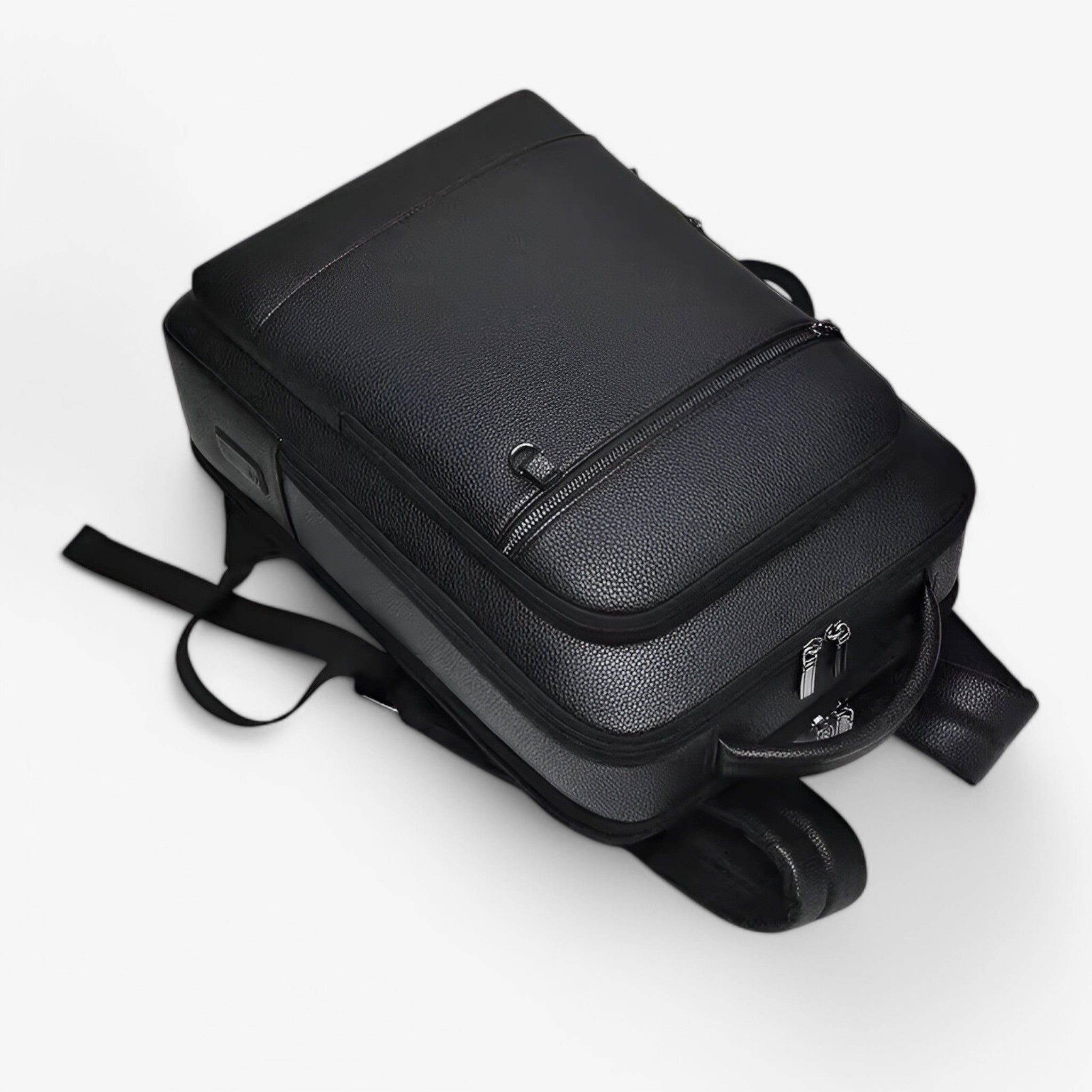 Leonardo | Zaino in Pelle con USB - - - Concept Palermo