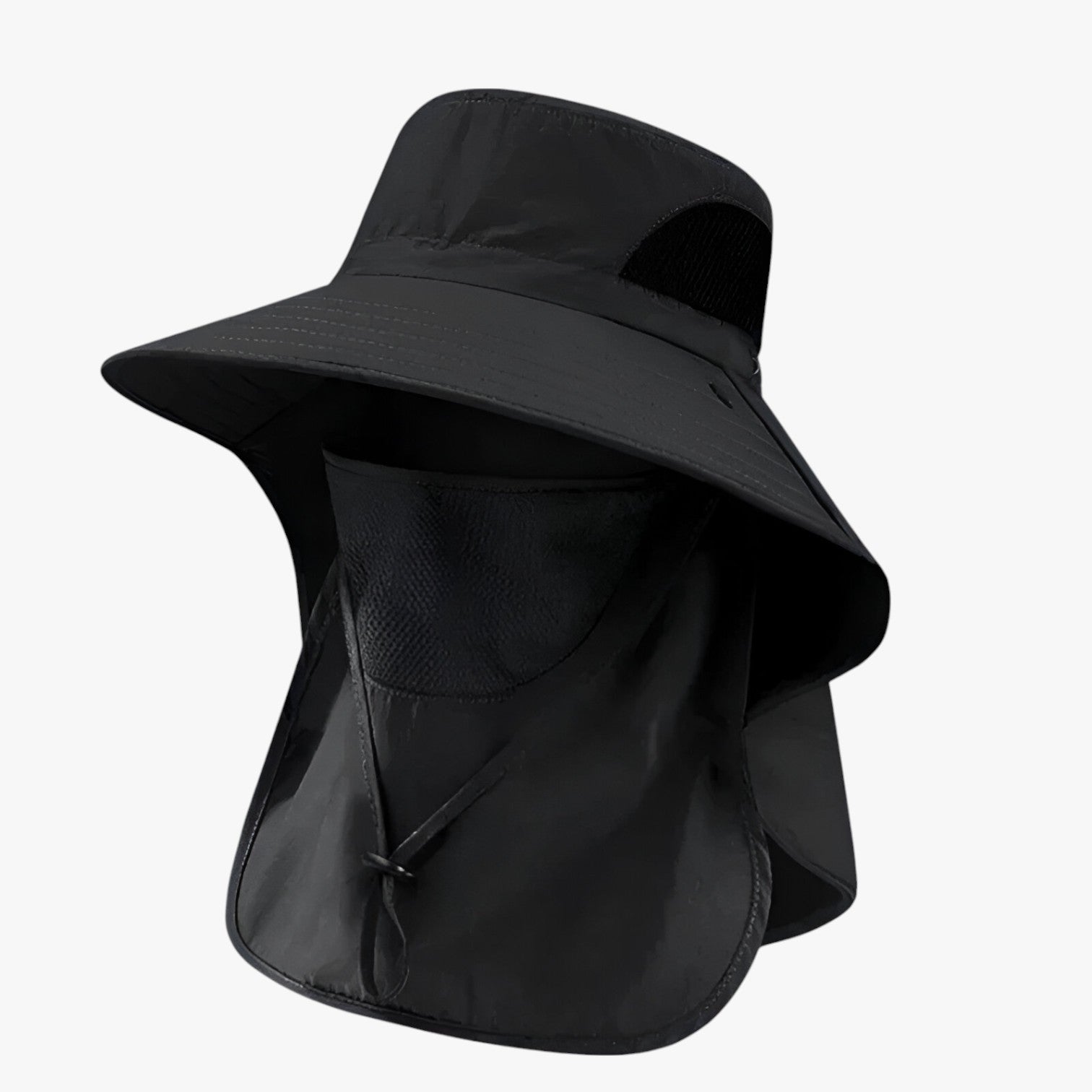 Dereck | Scarpa da pesca protettiva UV con maschera - nero Taglia unica - bucket hats mens accessory Sun Hats - Concept Palermo