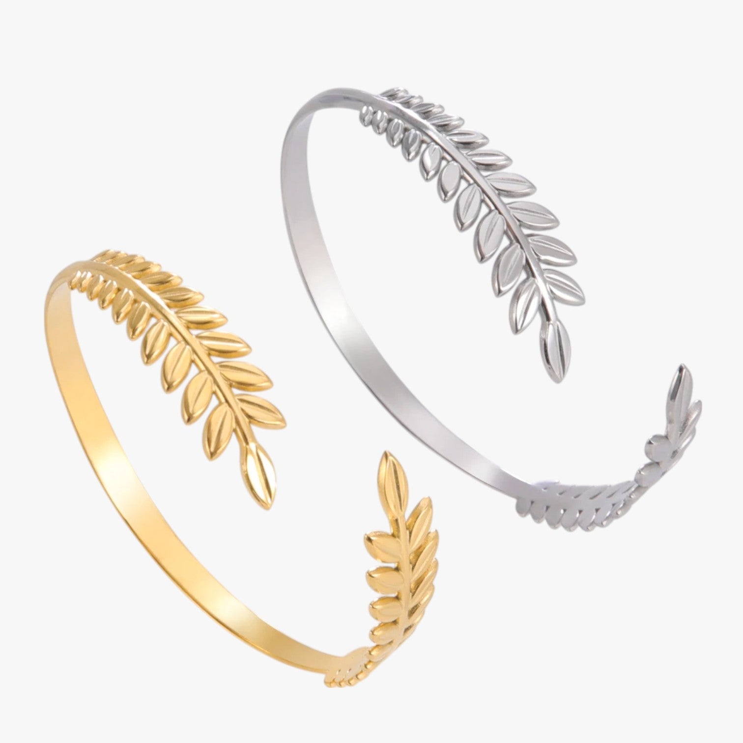 Adele | Bracciale Boho Dorato con Foglia d’Alloro – Eleganza Classica che Ispira - - BRACELET BRACELET FOR WOMEN BRACELETS bracelets for women - Concept Palermo