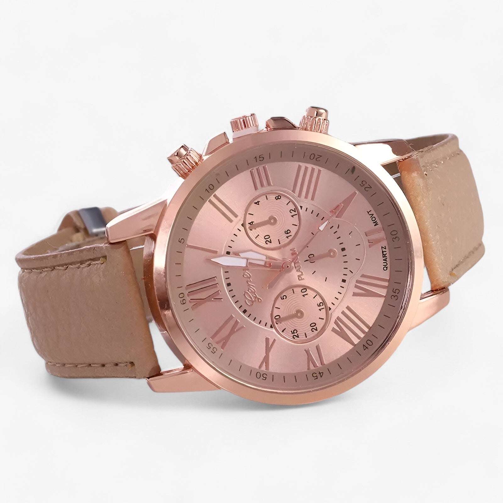 Kleng | Orologio da donna di lusso - Impermeabile in pelle per ogni occasione - Khaki - Elegant watch lady watch watch for women WOMEN wrist watches for women - Concept Palermo