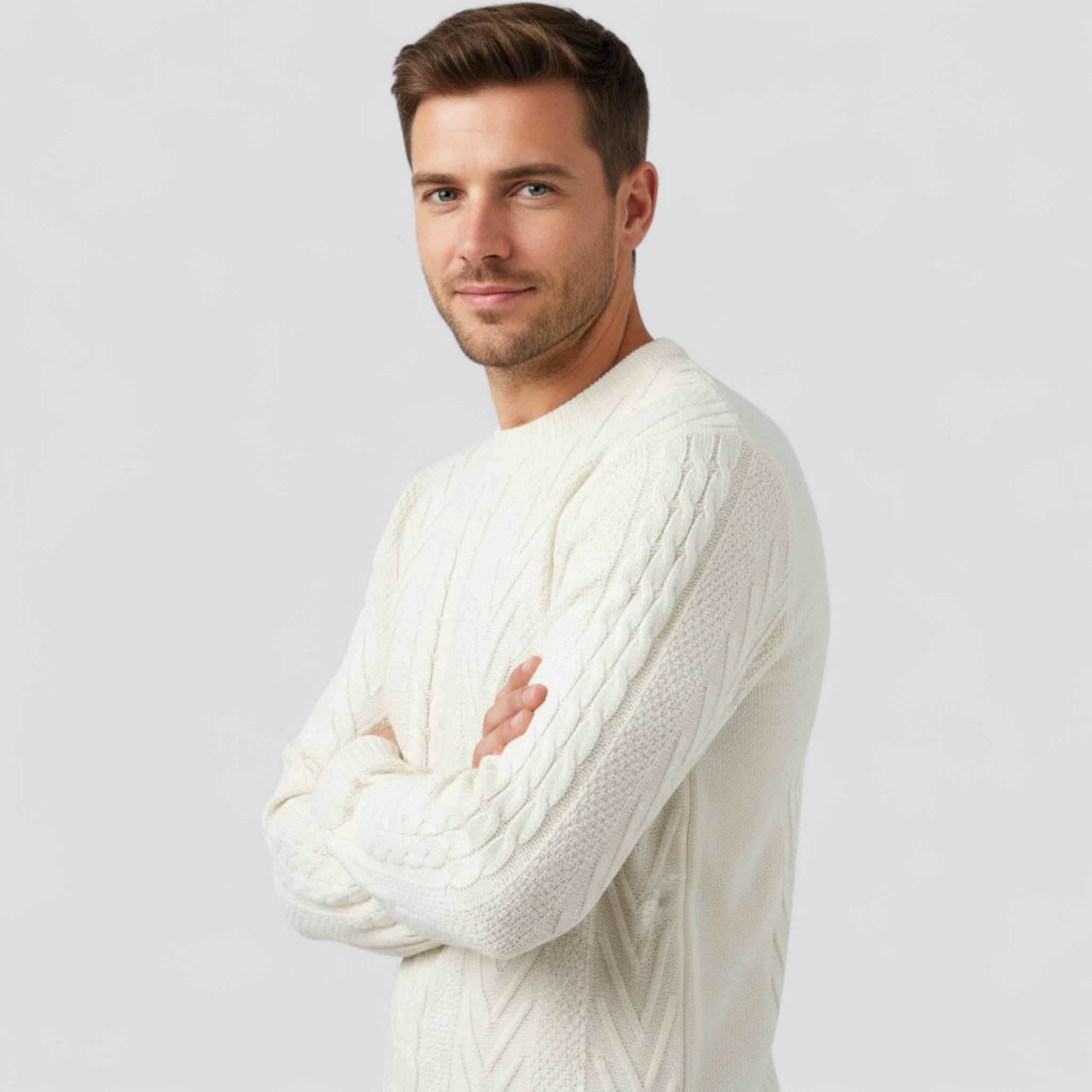 Zander | Maglione da uomo slim fit, luminoso e caldo per l'autunno/inverno - - Sweater sweater men sweaters - Concept Palermo