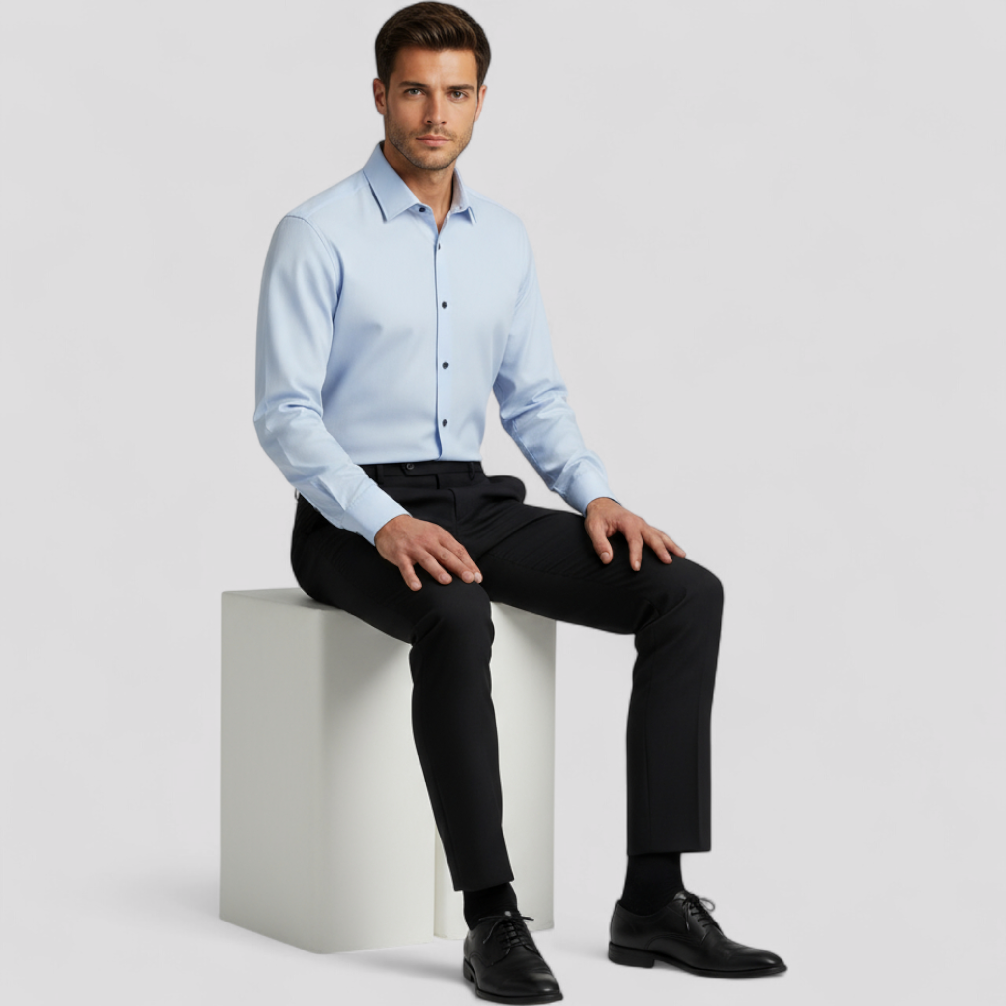 Thomas | Camicia da ufficio flessibile: linee pulite con flessibilità integrata - - 10/6/2024 clothing tshirts - Concept Palermo