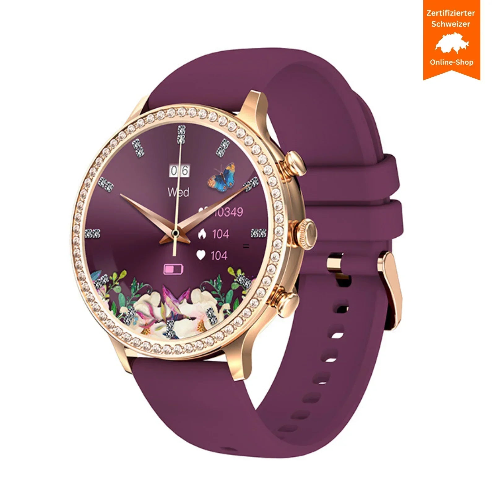 Smartwatch Pro Luisa | Sconto del 50% - Prendi il tuo oggi! - Borgogna - alle producten collectie dames mode - Concept Palermo