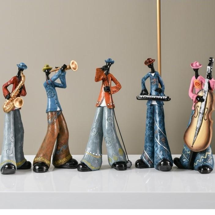 I musicisti di Handmade Music Sides hanno messo insieme la loro band - - Decor figurines home decor - Concept Palermo