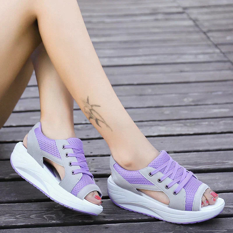 Zoë - Sandali ortopedici - Sandali da donna - Viola - sandals women sandals - Concept Palermo