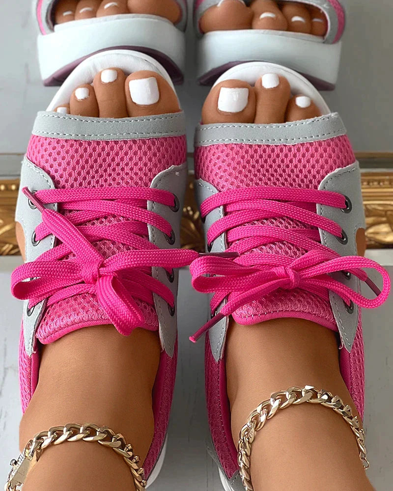 Zoë - Sandali ortopedici - Sandali da donna - Rosa rossa - sandals women sandals - Concept Palermo