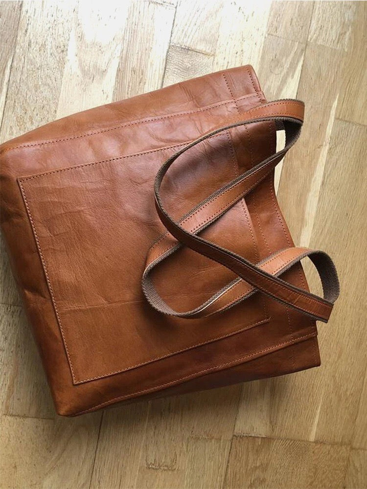 Nova - Borsa in pelle con chiusura a bottone e spazio extra - - Acc new_for_google_may Sale Womenbags - Concept Palermo