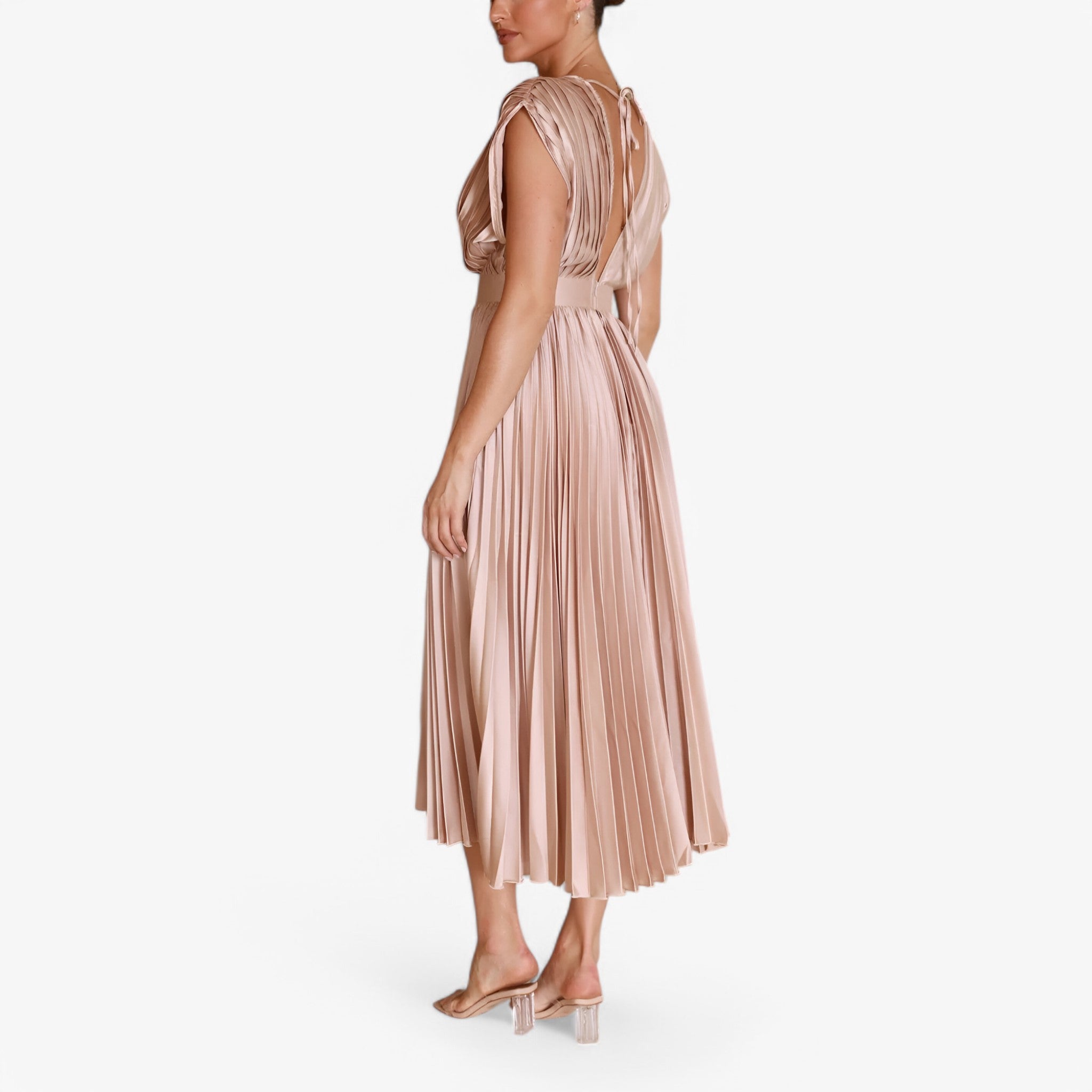 Ava | Maxi abito a pieghe - Elegante e confortevole - - - Concept Palermo