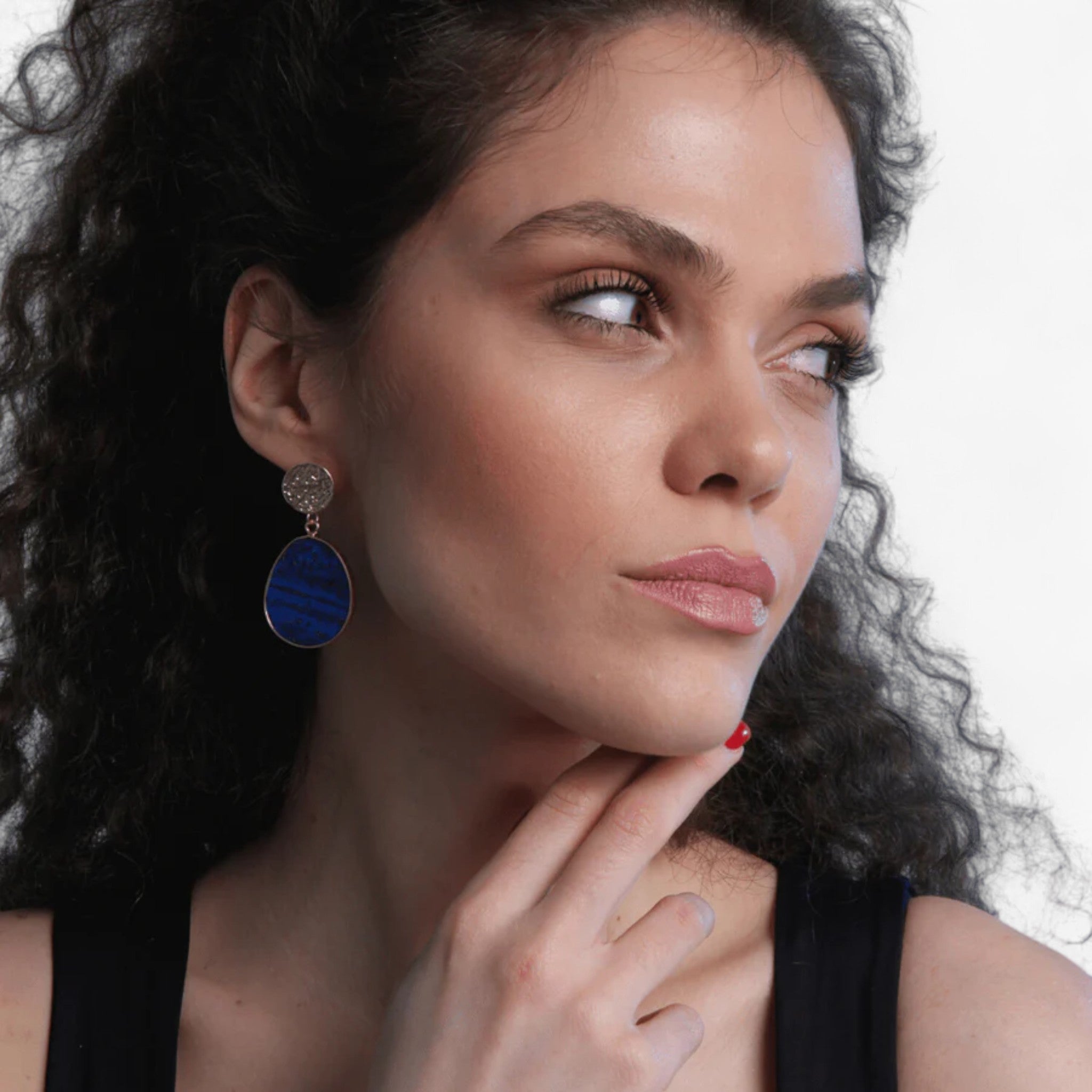 Orecchini Protettivi in Lapislazzuli HealWithin - - EARRINGS Earrings for Women Girls New Fashion Earrings womens earring - Concept Palermo