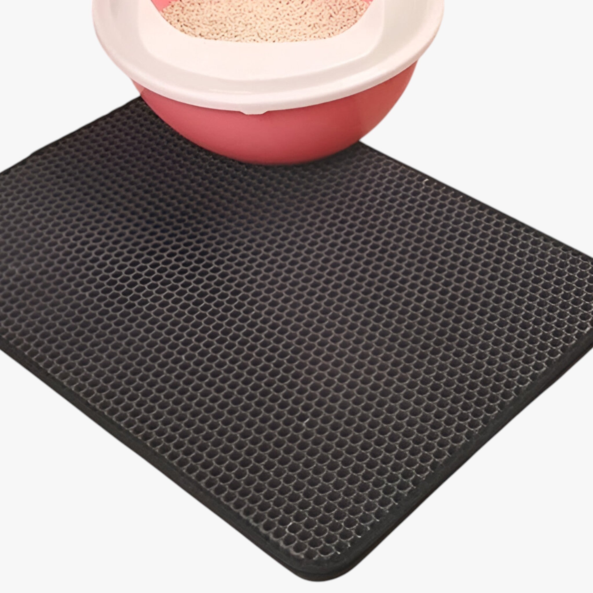 LitterGuard | Tappetino Lettiera Gatto Impermeabile a Due Strati - Grigio Metallico - accessori per gatti matte per gatti prodotto per gatti pulizia lettiera tappetino doppio strato tappetino impermeabile tappetino lettiera tappetino per casa tappetino per gatti tappetino riutilizzabile - Concept Palermo