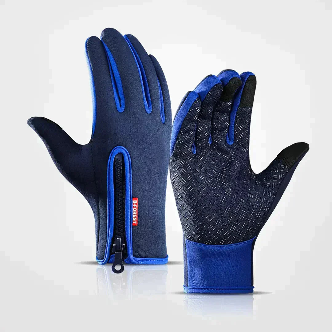 Guanti Satino | Thermo - Mantengono le mani calde in tutte le condizioni atmosferiche - Blu - alle producten collectie dames heren mode winter - Concept Palermo