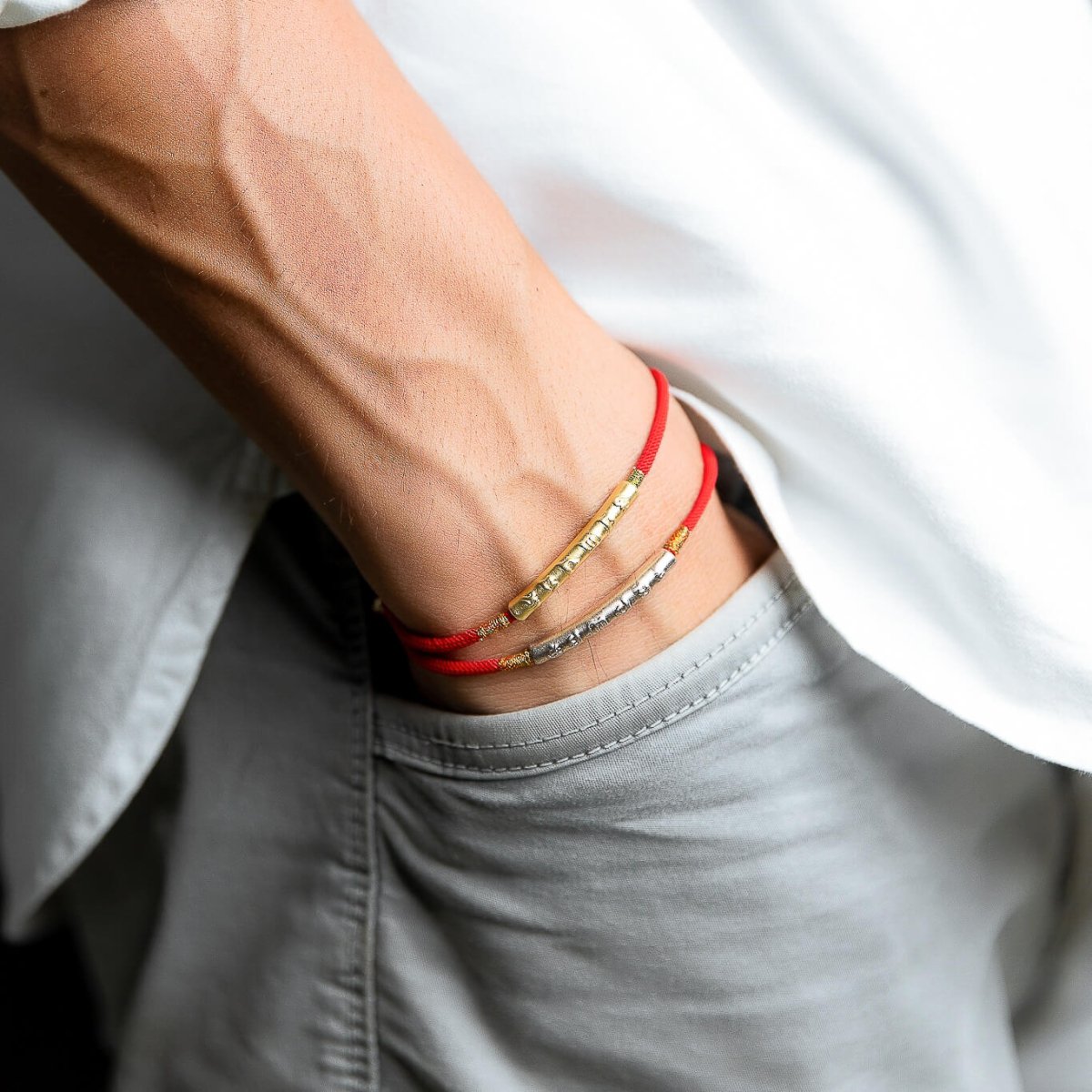 Braccialetto tibetano della fortuna Buddismo - - bracelet for men BRACELETS - Concept Palermo