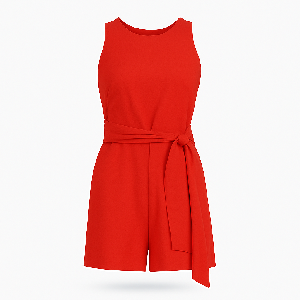 Hazel | Tuta Elegante Donna per Ogni Occasione - Rosso - abbigliamento versatile abito formale casual chic moda donna taglio moderno tuta elegante tuta poliestere vestibilità comoda - Concept Palermo