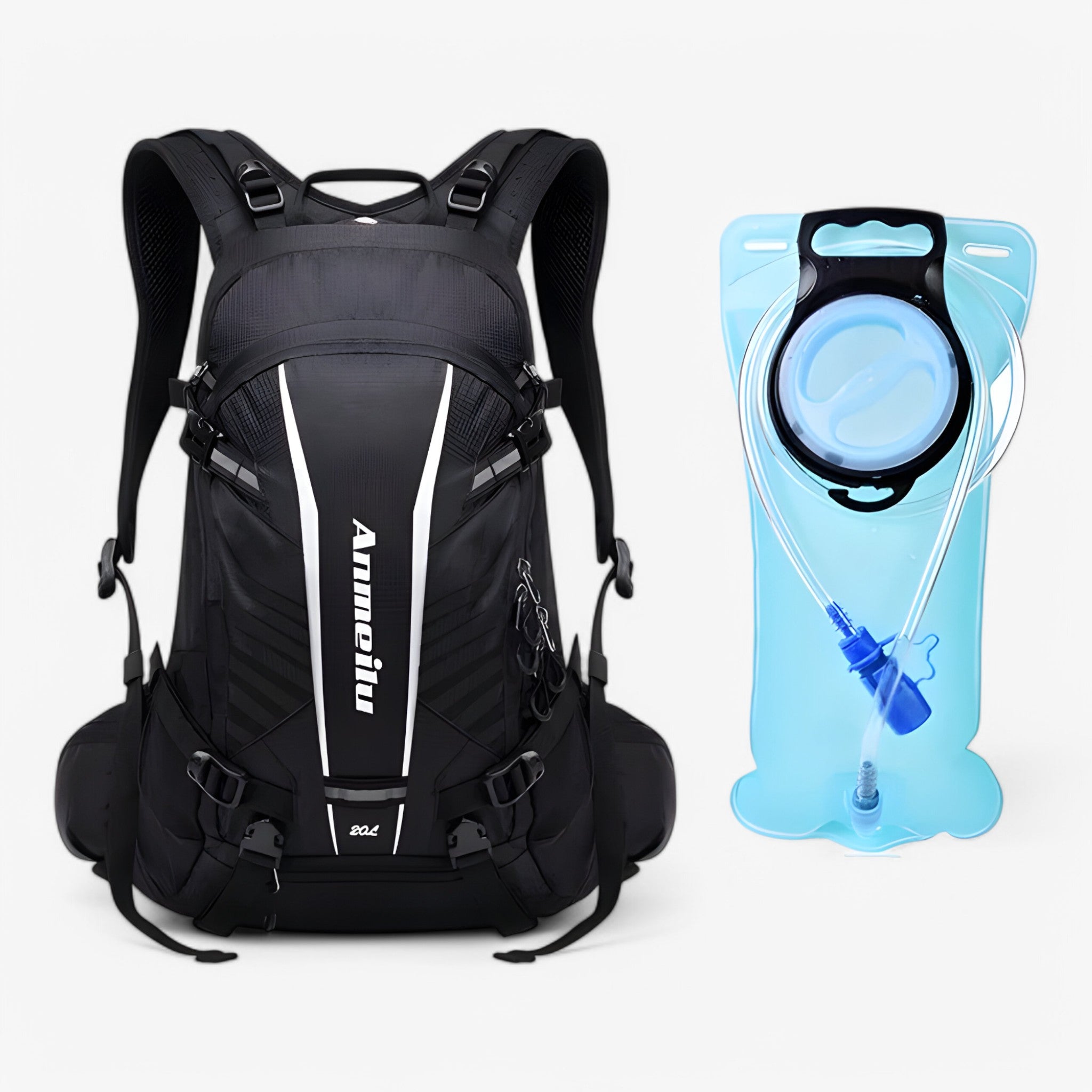Hudson | Zaino da ciclismo 20L - nero con borsa da 2L 20L - - Concept Palermo