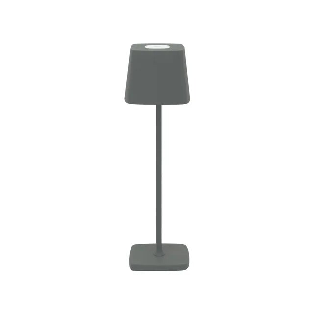 Luxilight | Lampada da tavolo senza fili - Grigio - Tischlampen Tragbare Lampen - Concept Palermo