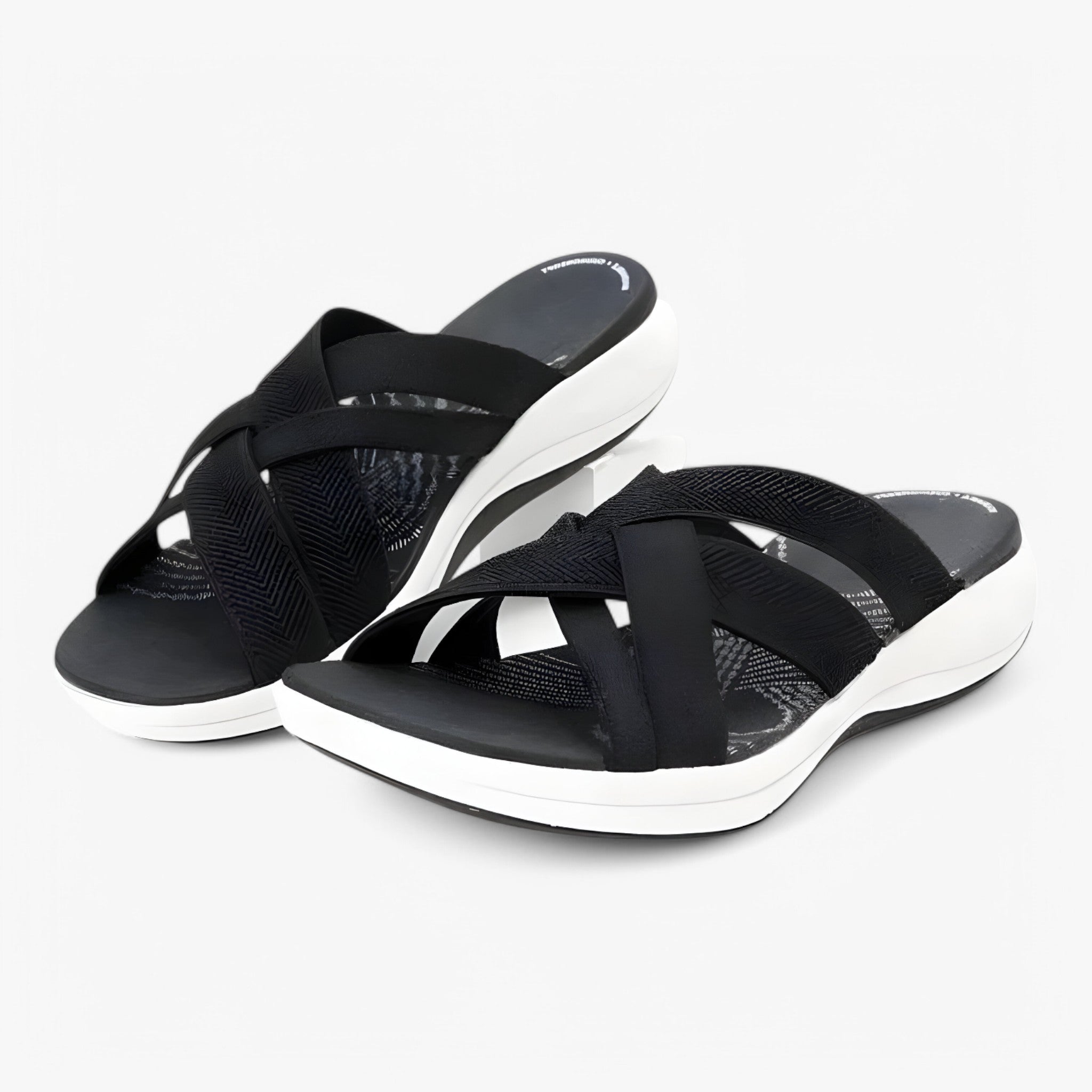 Sandali ortopedici da donna Nova - Nero - sandals women sandals - Concept Palermo