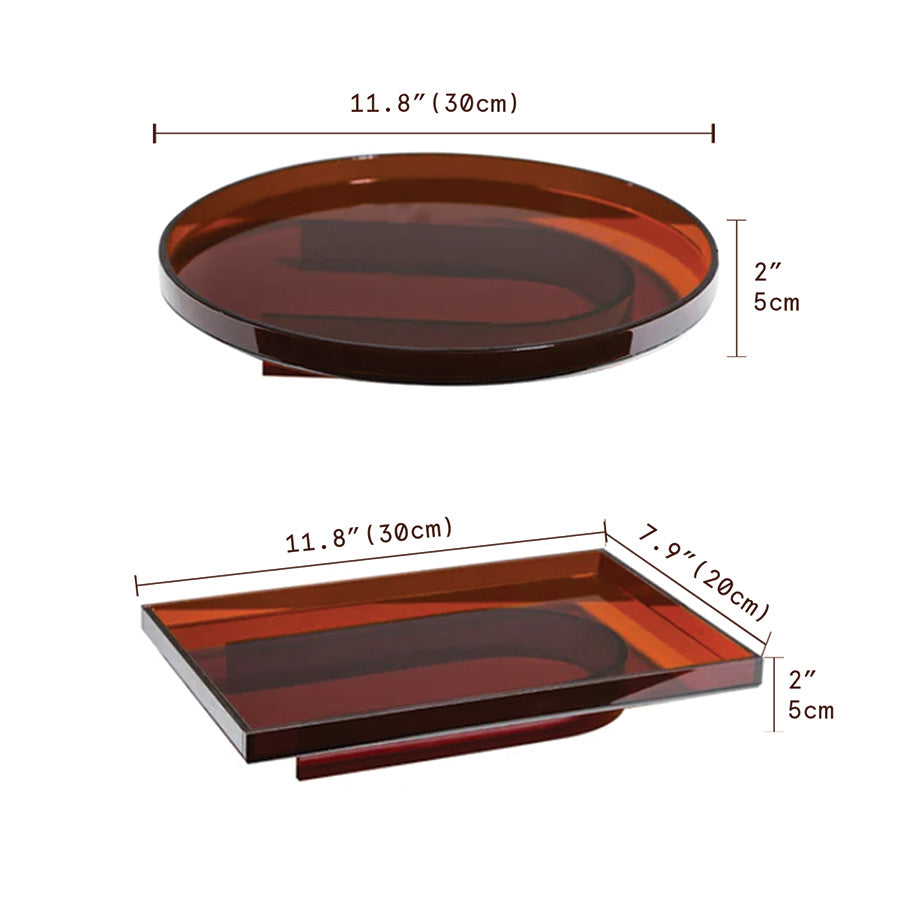 Elegante Servitore in Acrilico: Trasforma il Tuo Arredamento e Arricchisci la Tua Esperienza di Intrattenimento - - Decor Kitchen Tableware - Concept Palermo