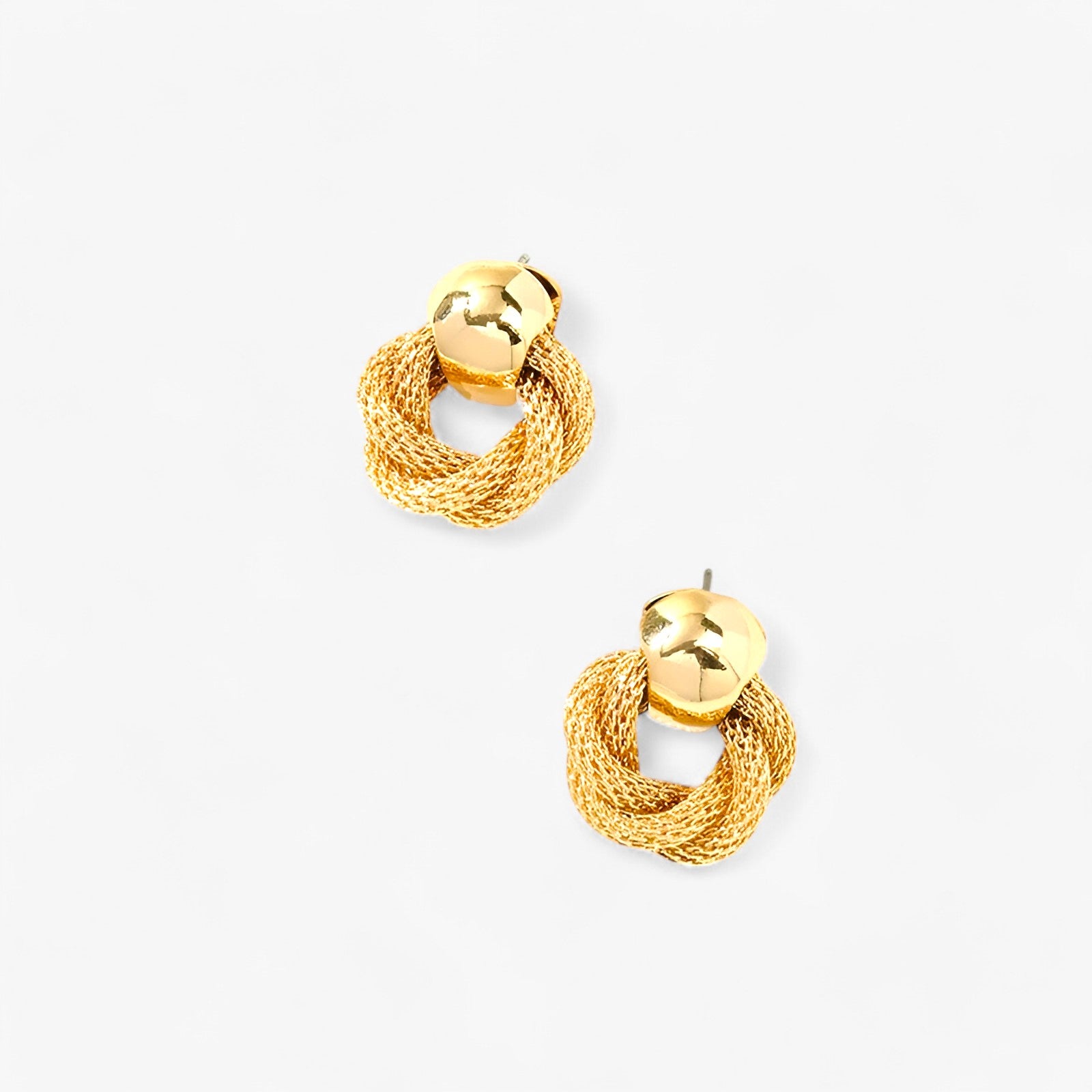Selena | Orecchini Twist Metallici Eleganti per Ogni Occasione - - EARRINGS Earrings for Women Girls New Fashion Earrings - Concept Palermo