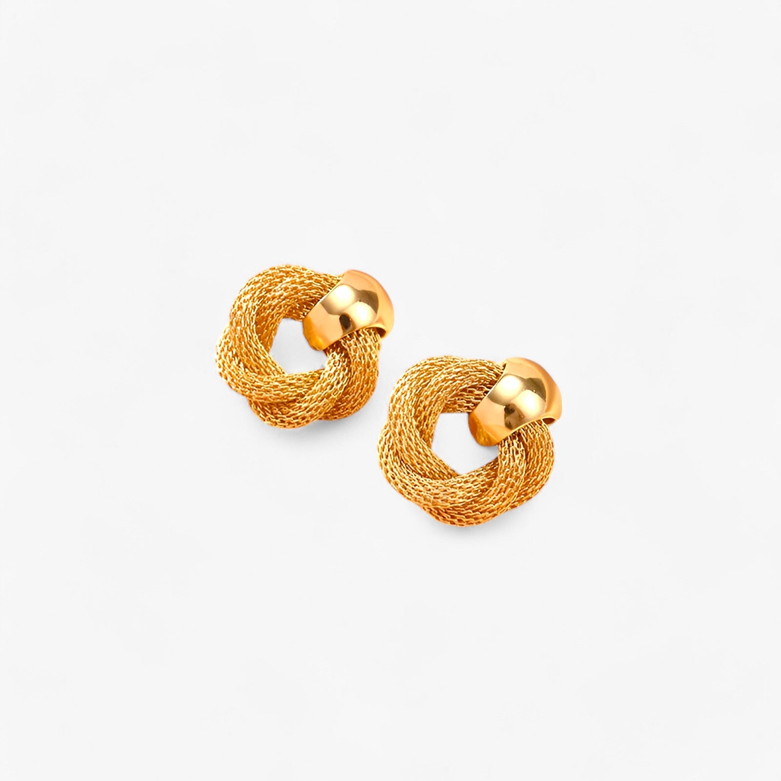 Selena | Orecchini Twist Metallici Eleganti per Ogni Occasione - Oro - EARRINGS Earrings for Women Girls New Fashion Earrings - Concept Palermo