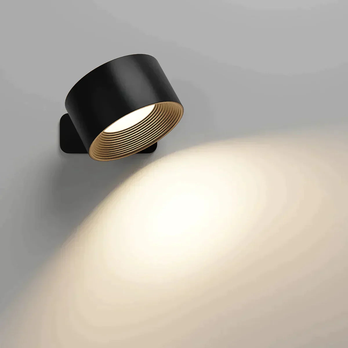 Flexilight™ | Lampada da parete wireless ricaricabile a 360° - Nero - home Væglamper - Concept Palermo
