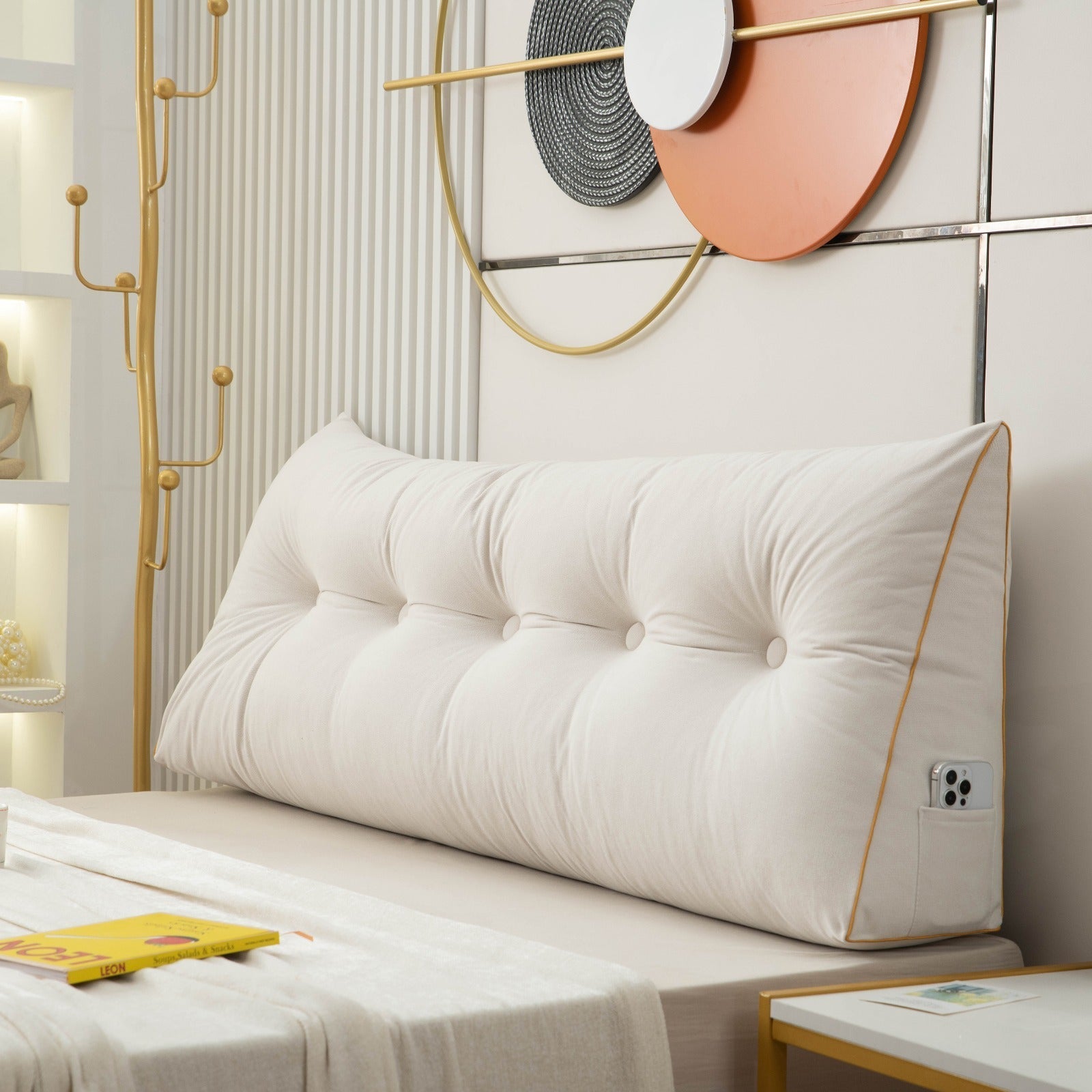 Luxe Chic™ – Cuscino Ergonomico per Parrucche per il Massimo Comfort - Bianco - GIRAFFLYSTICKY - Concept Palermo