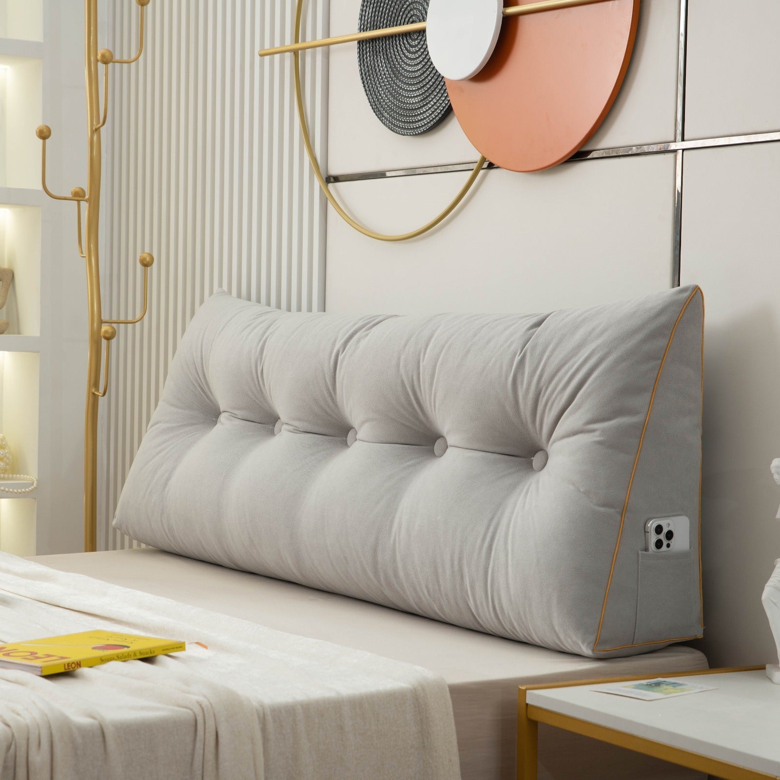 Luxe Chic™ – Cuscino Ergonomico per Parrucche per il Massimo Comfort - Grigio - GIRAFFLYSTICKY - Concept Palermo