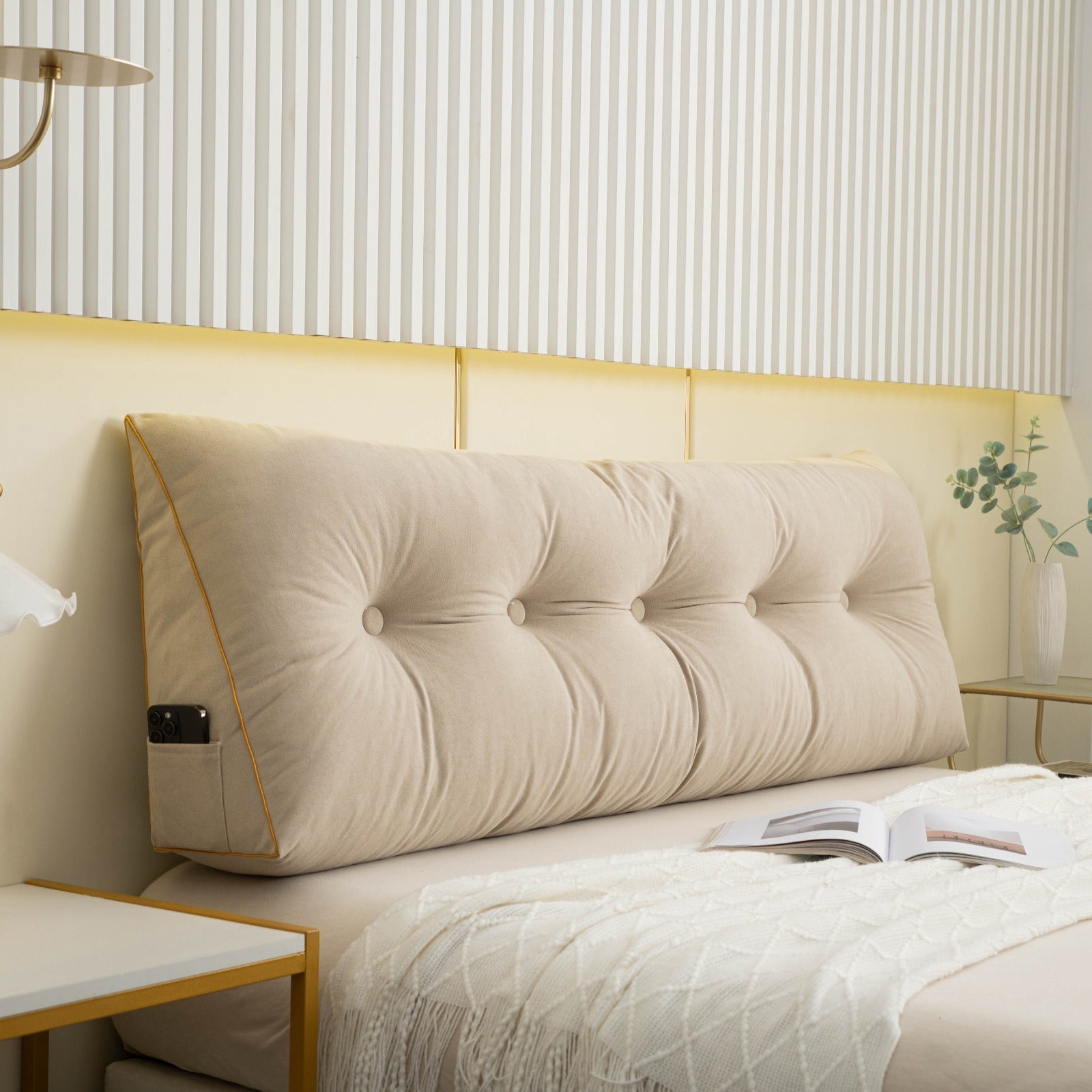 Luxe Chic™ – Cuscino Ergonomico per Parrucche per il Massimo Comfort - Beige - GIRAFFLYSTICKY - Concept Palermo