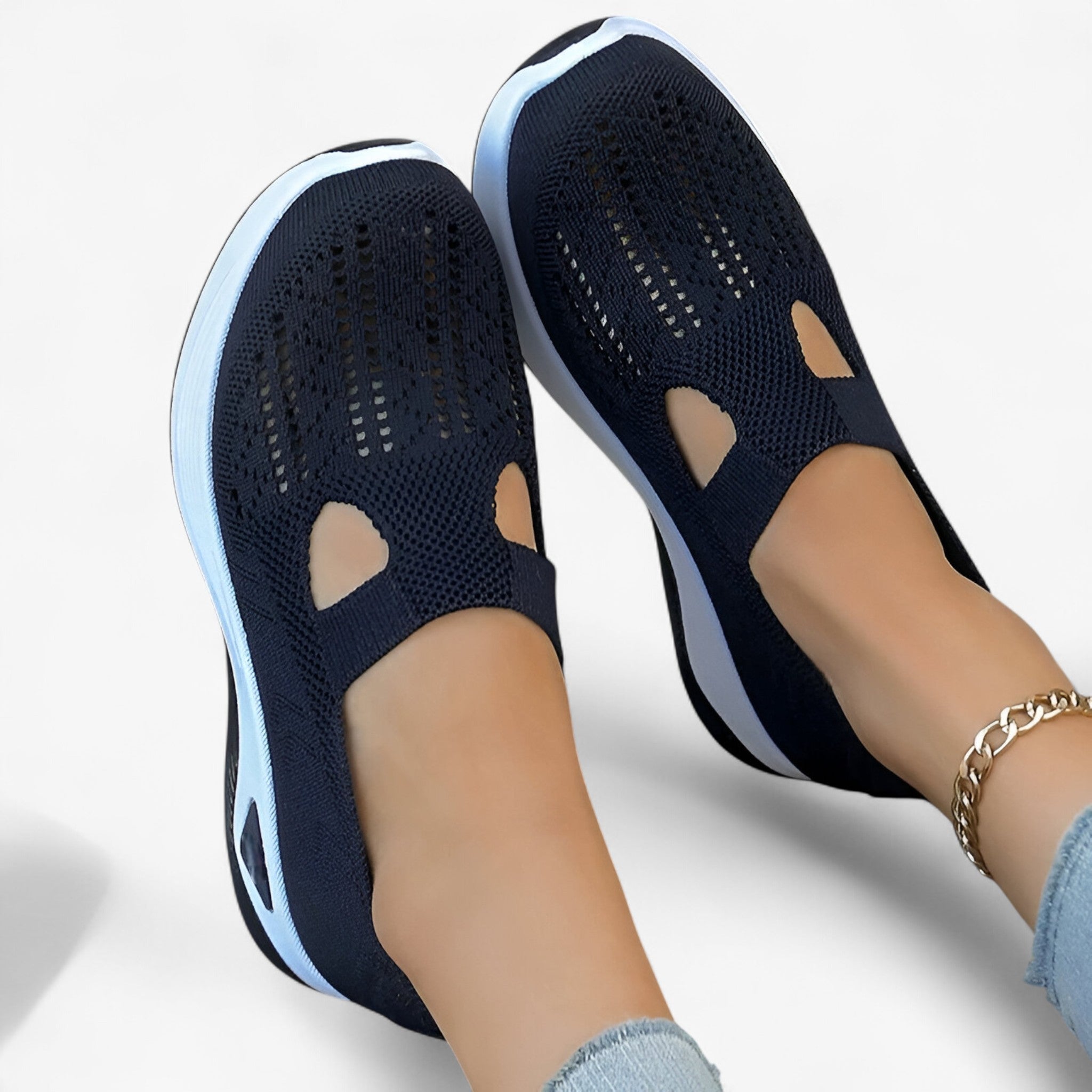 Clare | Scarpe morbide – Leggere e ammortizzate - Blu Marino - - Concept Palermo