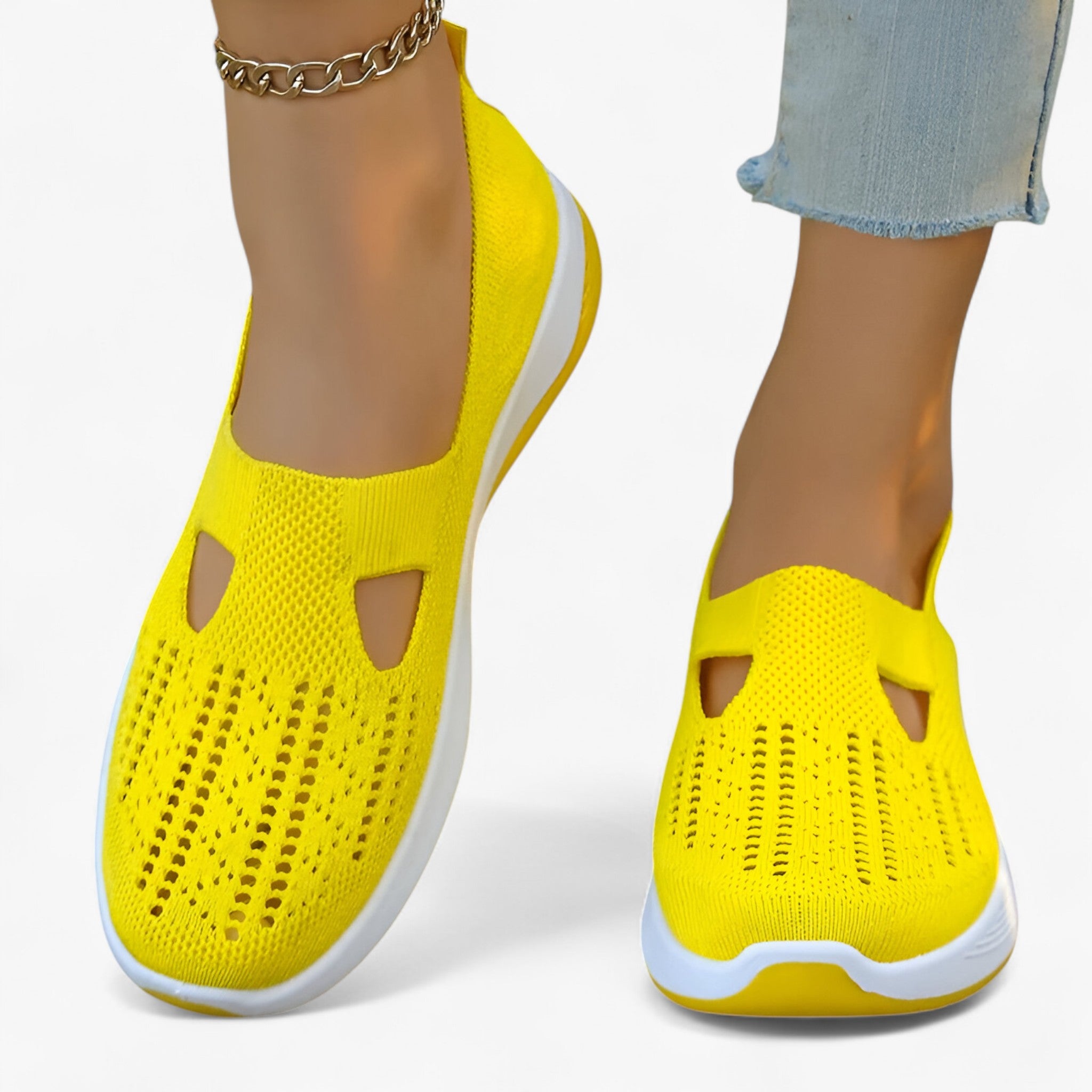 Clare | Scarpe morbide – Leggere e ammortizzate - Giallo - - Concept Palermo