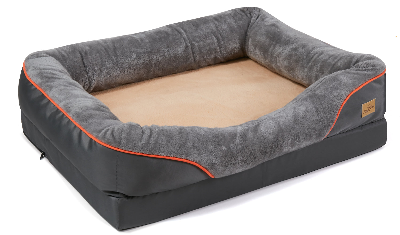 Cuscino ortopedico grande per cani - Grigio - - dog bed - Concept Palermo
