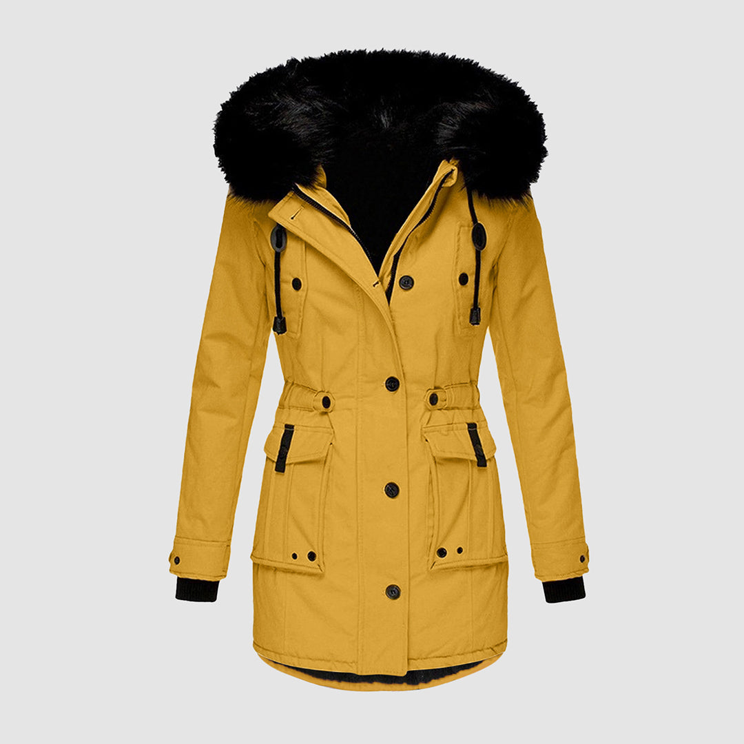 EMMA | Giacca invernale - Elegante protezione contro il freddo - Giallo - Bestsellers dames Jassen dames missnew reworded reworded2 women - Concept Palermo