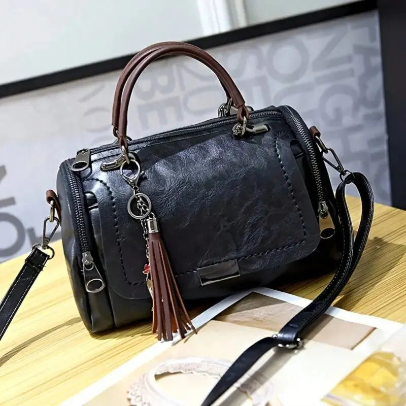 PAULIEN - Borsa a tracolla con frange per donne: grande capacità, design alla moda - - Bags handbags Shoulder Bags women bags - Concept Palermo