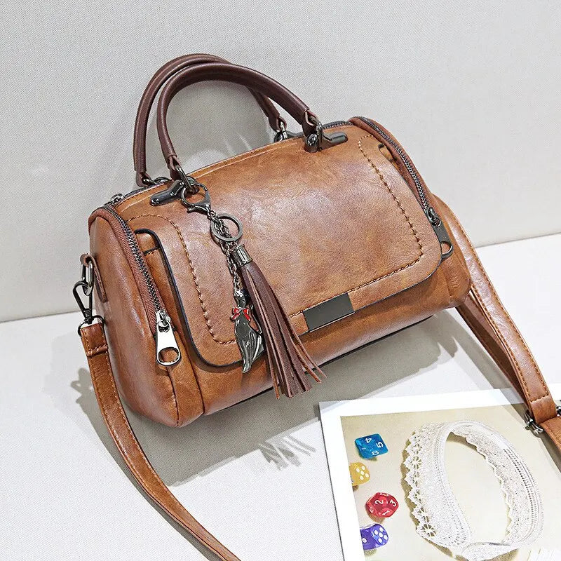 PAULIEN - Borsa a tracolla con frange per donne: grande capacità, design alla moda - - Bags handbags Shoulder Bags women bags - Concept Palermo