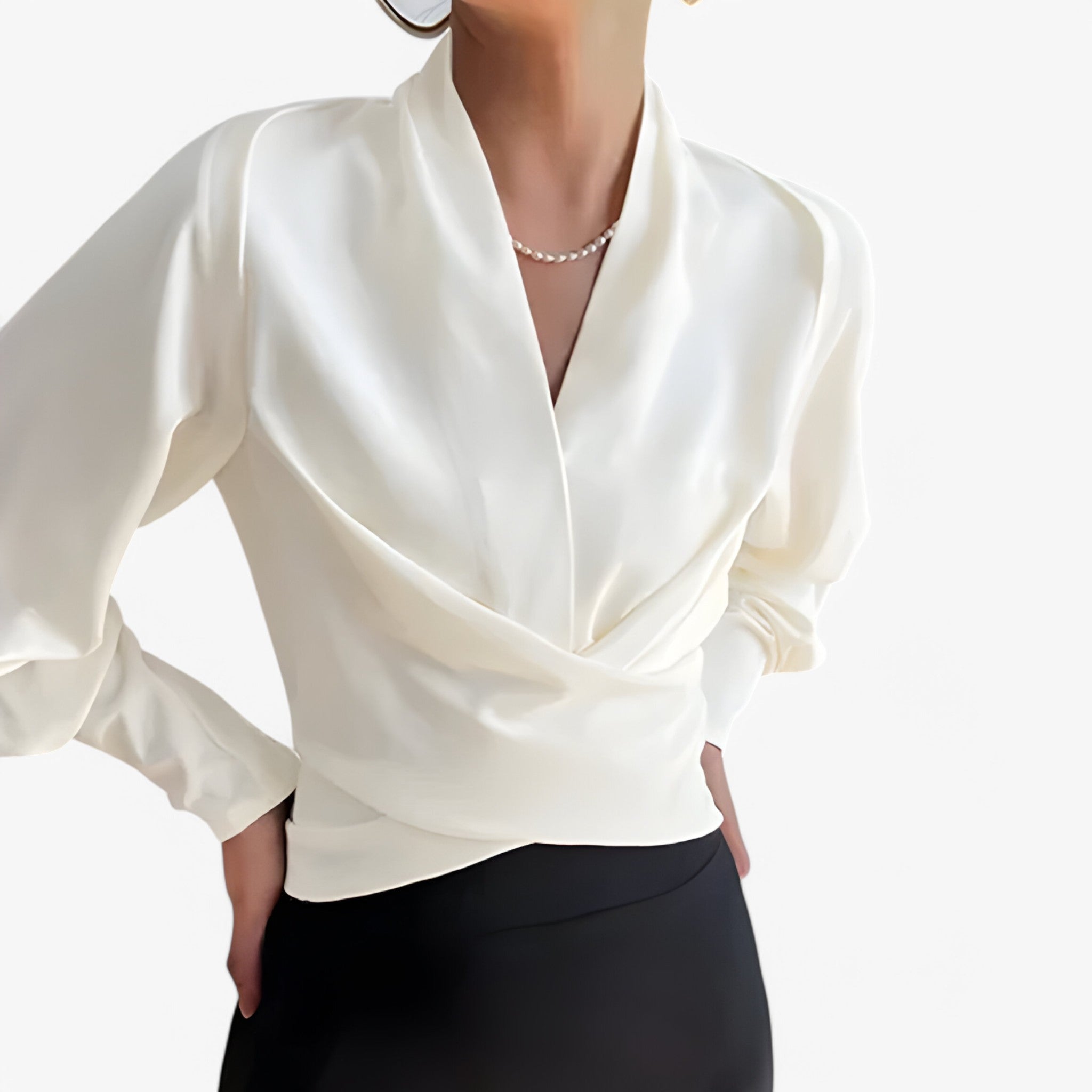Bella | Blusa in Satin - - dames sale women - Concept Palermo