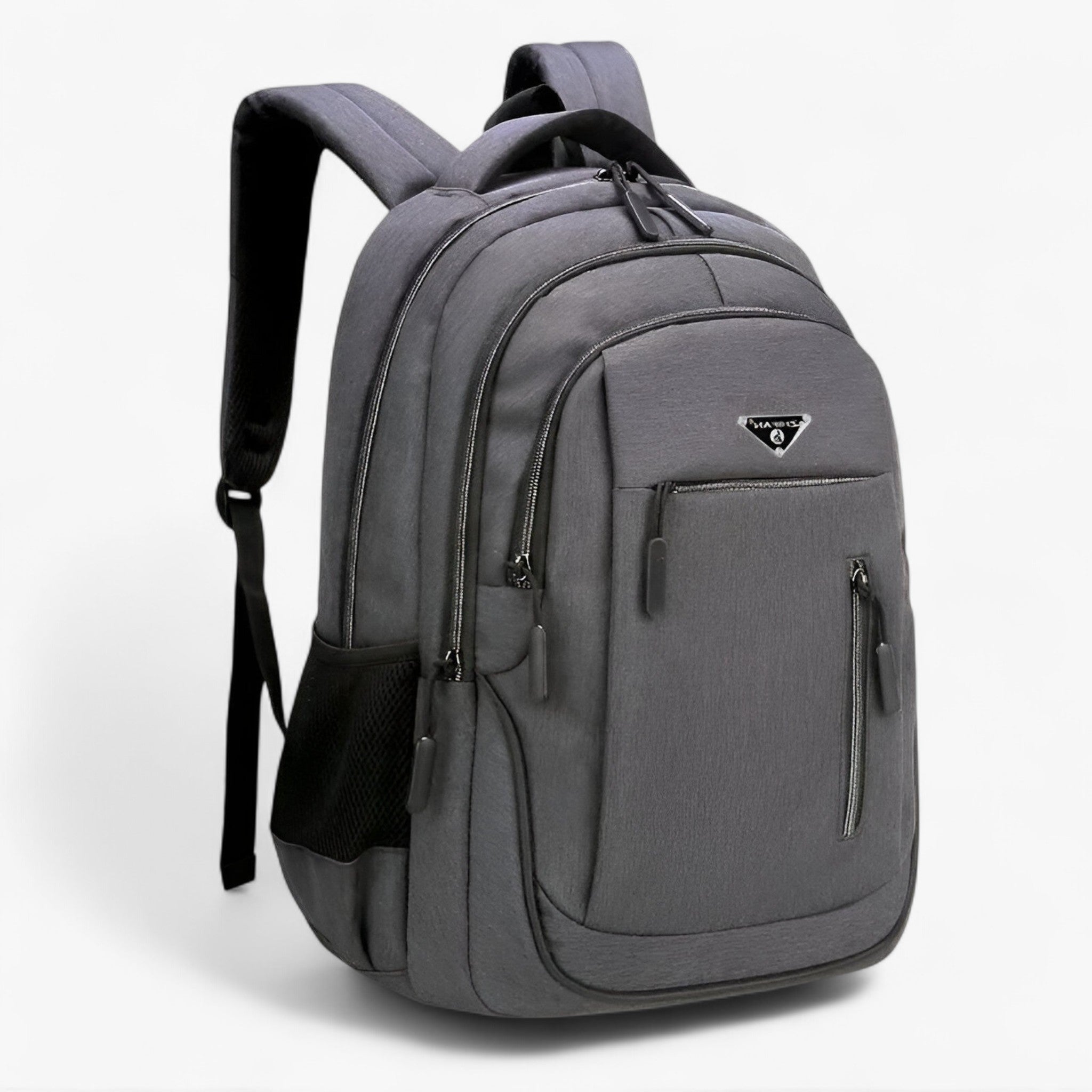 Finn | Zaino Laptop Spazioso per Studenti - Grigio scuro - accessori zaino zaino elegante zaino funzionale zaino laptop zaino Oxford zaino per studenti zaino spazioso zaino viaggiatore - Concept Palermo