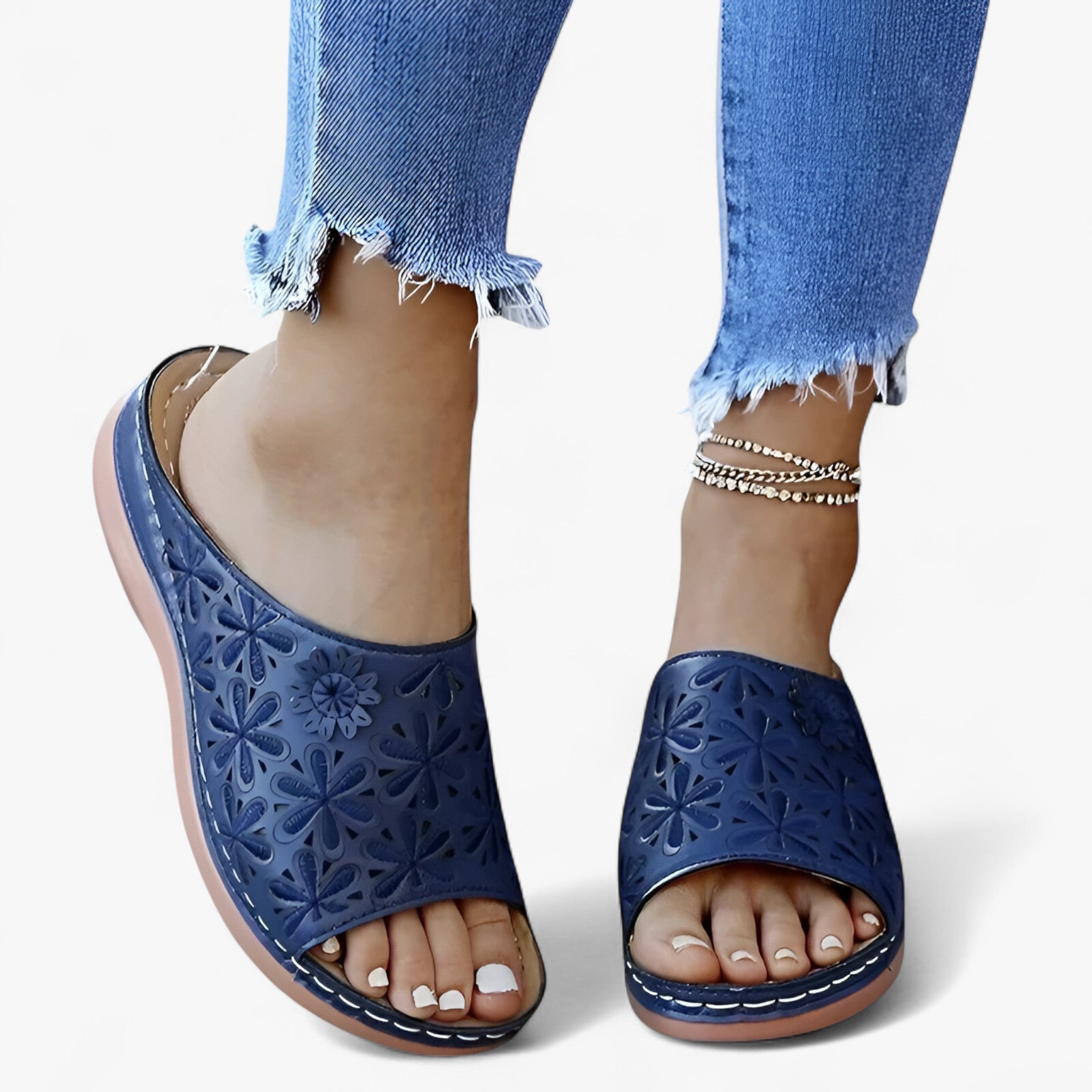 Ianne | Sandali fioriti – Eleganti e comodi