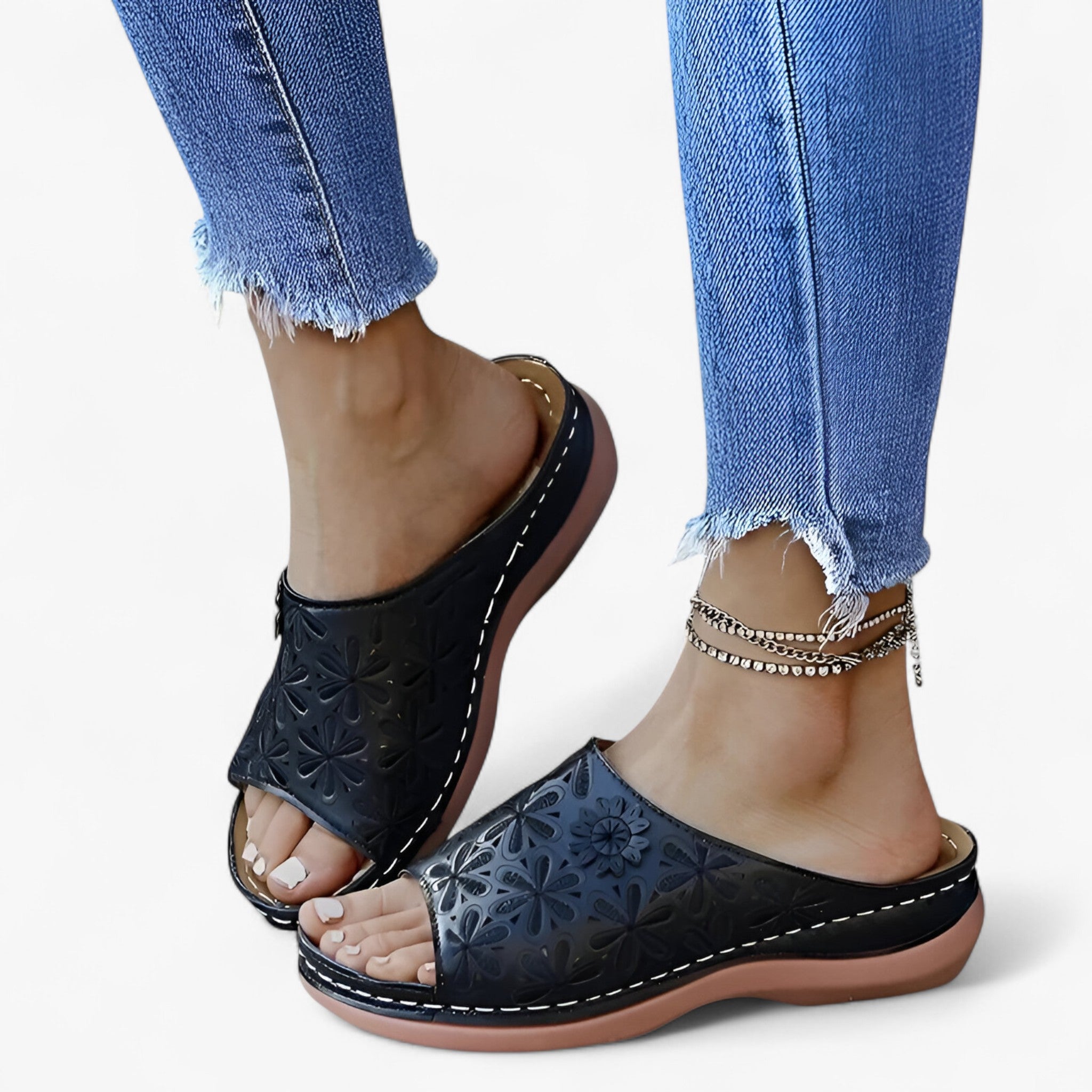 Ianne | Sandali fioriti – Eleganti e comodi