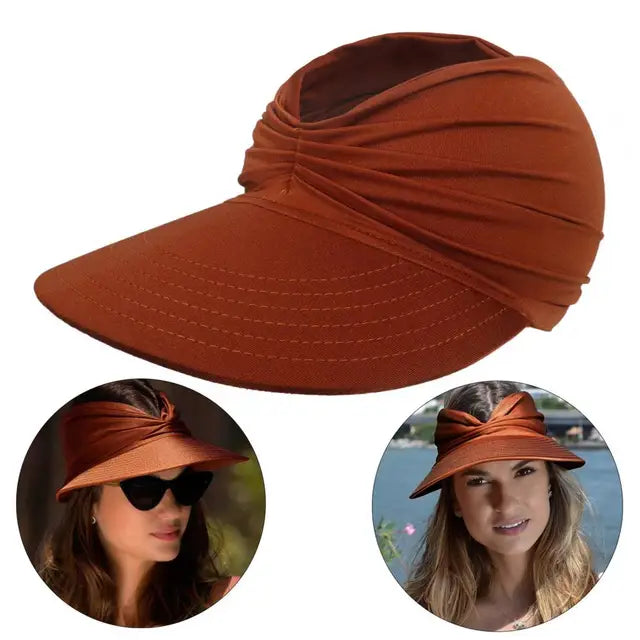 Sunny - Cappello da spiaggia estivo con visiera ampia, cappello parasole pieghevole - - Beach Hat Hat Women Sun Hats Women's Hat - Concept Palermo